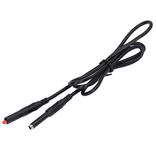 Banana Plug Test Leads - Heavy Duty Multimeter Probes with Secure Welding Connection for Car Battery Testing (Black) | Perfect for Automotive Diagnostics, Electrical Repairs & DIY Projects