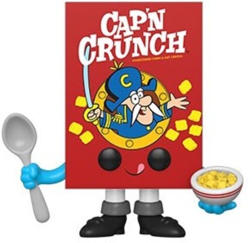 Cap'N Crunch Breakfast Cereal Box #187 - Crunchy Sweetened Corn & Oat Cereal for Kids & Adults - Perfect for Family Breakfast, Snacking & School Lunches