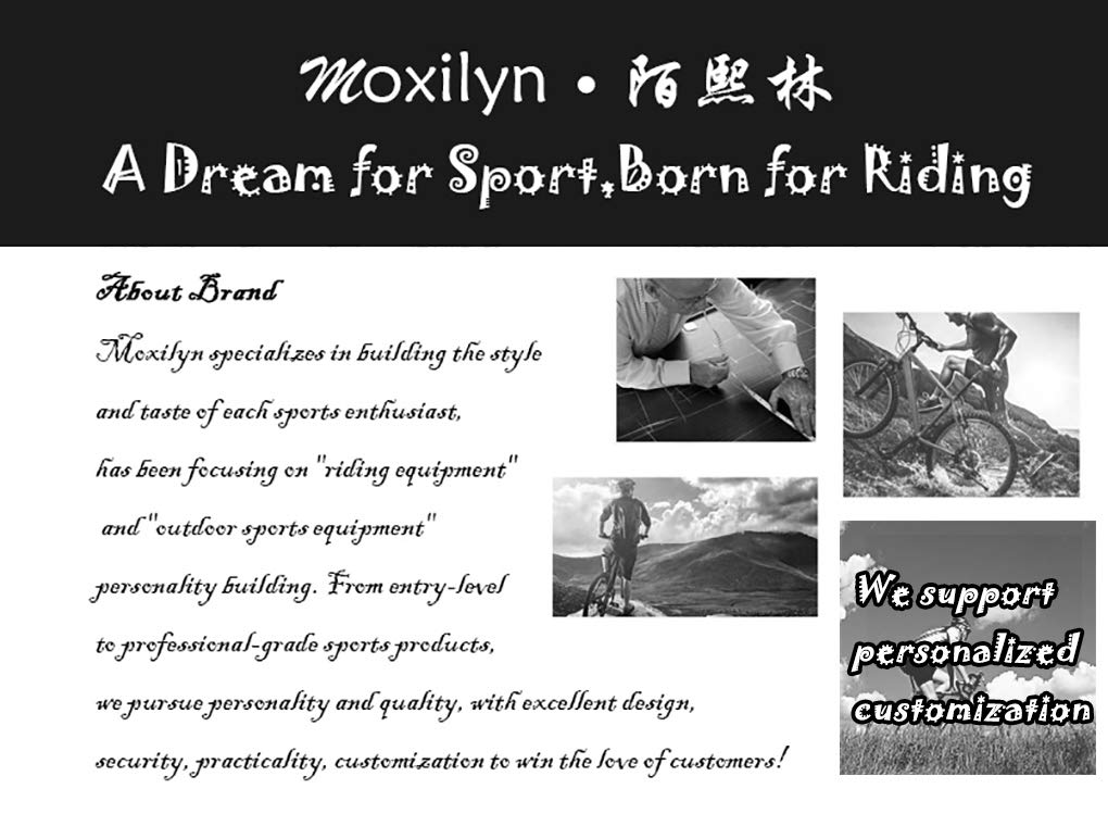 MOXILYN Men's Cycling Jersey - Full Zip Mountain Bike Shirt, Breathable & Quick Dry Performance Top for Road & Trail Riding - Perfect for Cycling, Commuting & Outdoor Sports