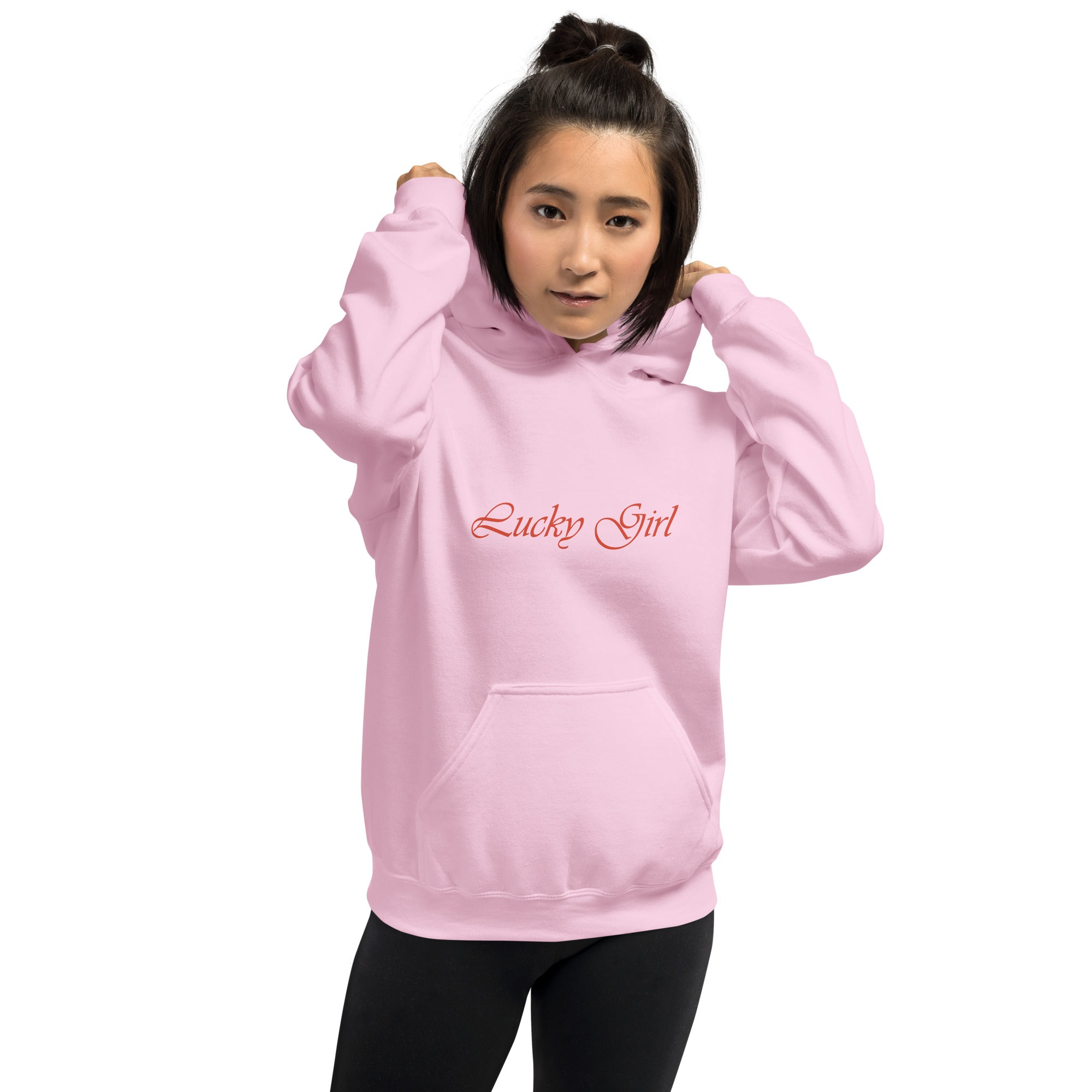Stylish Lucky Girl Unisex Hoodie - Soft & Comfortable Pullover Sweatshirt for Men & Women | Perfect for Casual Wear, Street Fashion & Everyday Outfits