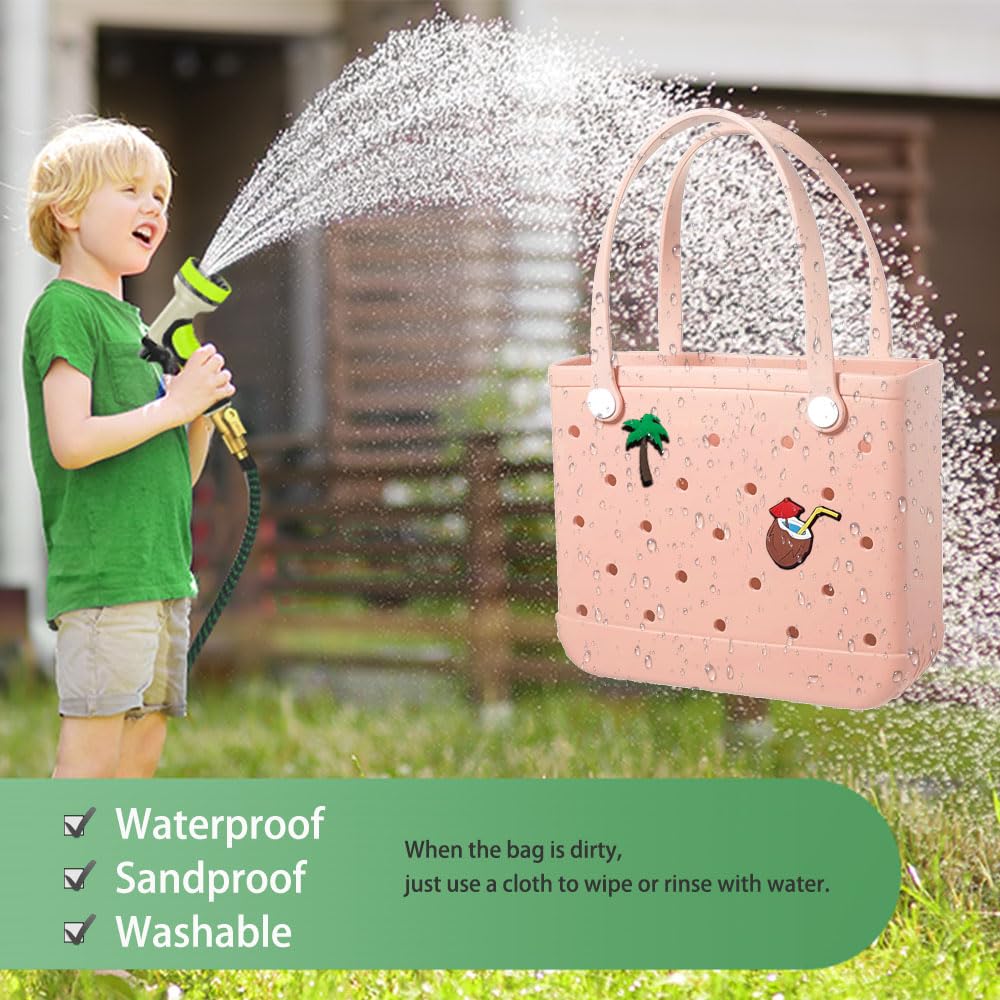 Waterproof Beach Tote Bag for Women - Sandproof Travel & Handbag for Outdoors