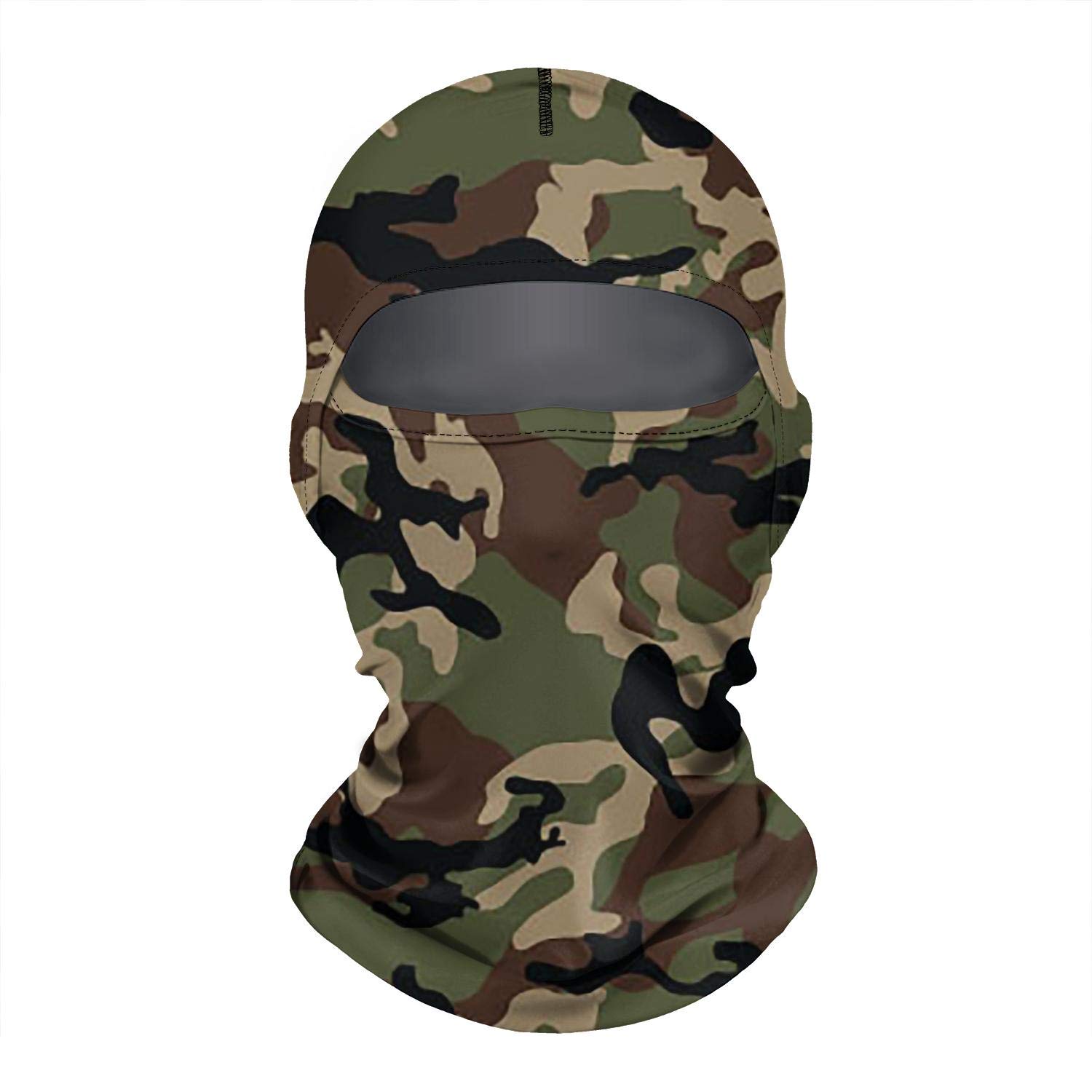 Windproof Camouflage Military Ski Mask Balaclava - Tactical Face Cover for Men & Women - Ideal for Skiing, Snowboarding, Hunting & Outdoor Adventures