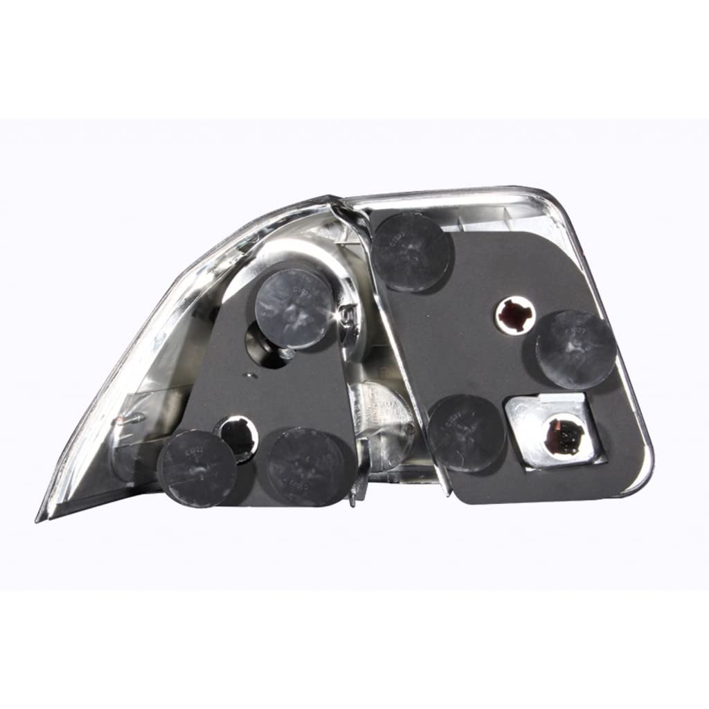 ANZO Black Tail Lights for Honda Civic 2001-2005 Models (221048) - Upgrade Your Ride with Sleek Aftermarket Tail Lights - Perfect for Night Driving & Car Customization