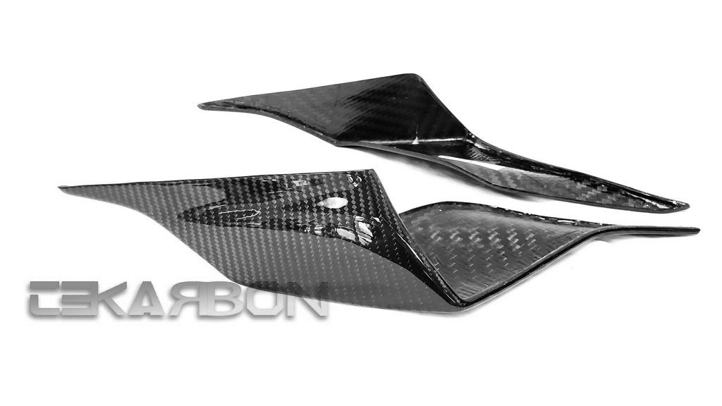 Carbon Fiber Tail Side Fairings for Yamaha YZF R6 (2017-2020) - 2x2 Twill Weave - Lightweight Motorcycle Body Kit for Racing & Street Performance