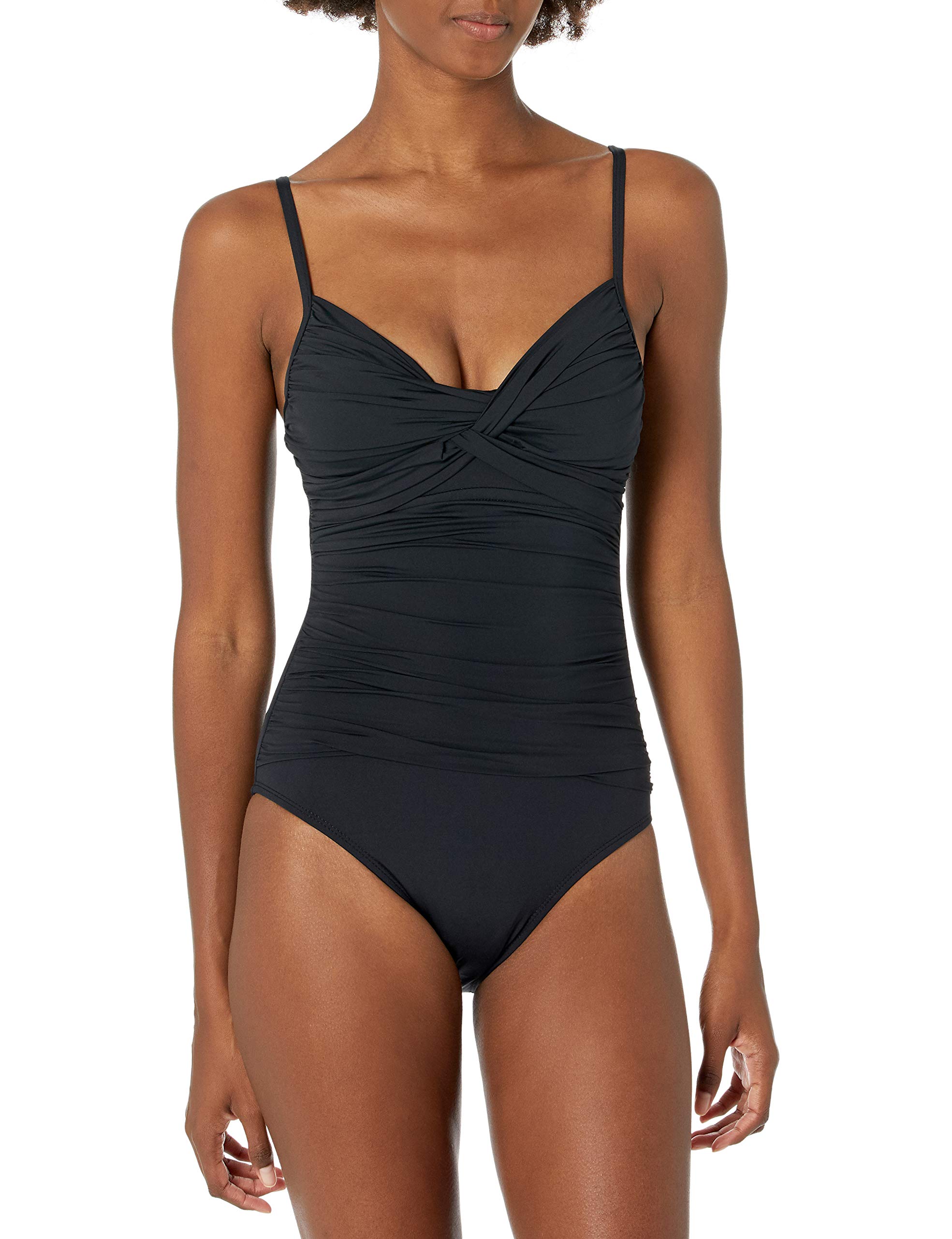 La Blanca Women's One Piece Swimsuit - Island Goddess Over The Shoulder Bathing Suit for Beach, Pool & Vacation | Flattering Swimwear for Women