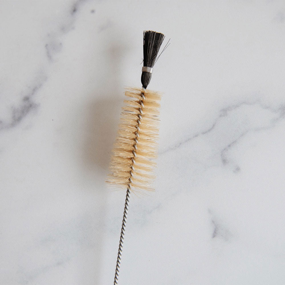 Essential Everyday Twisted Bristle Brush - Durable Cleaning Brush for Kitchen, Bathroom & Household Use - Perfect for Scrubbing Pots, Pans, Tiles & Grout