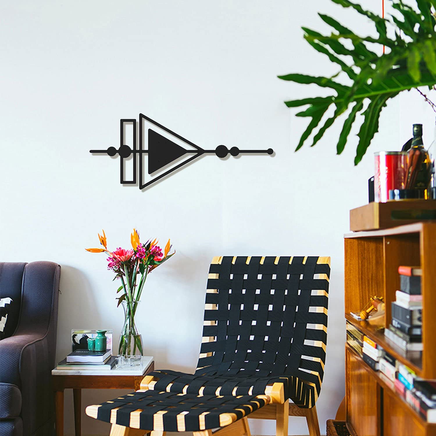 Deltium Metal Wall Art for Living Room & Bedroom Decor