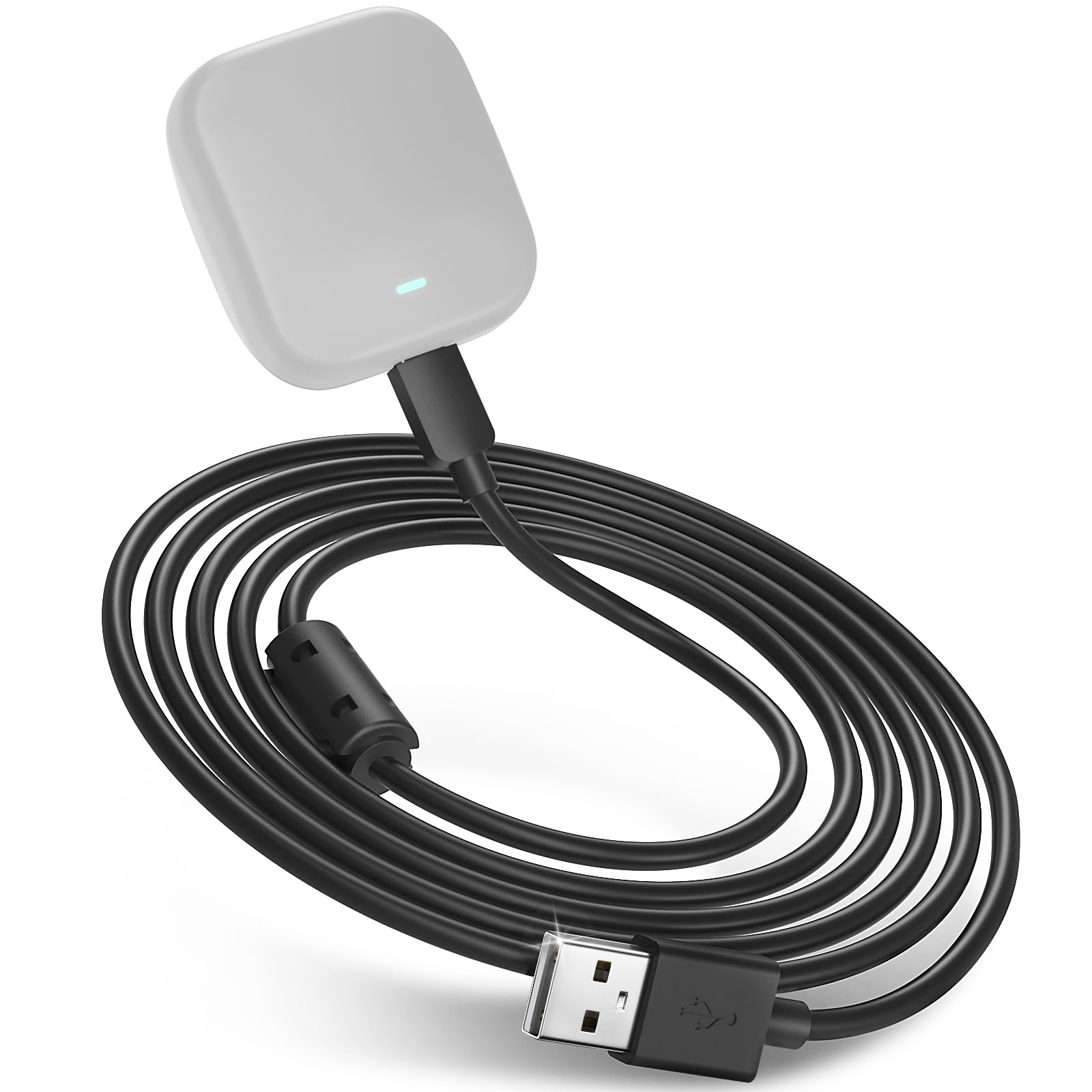 Kuaguozhe 3.9ft Extended Charging Cable for Whoop Battery 4.0 - Replacement USB Charger Cord Compatible with Whoop Charger (Cable Only) - Perfect for Fitness Tracking, Sleep Monitoring & Wireless Charging