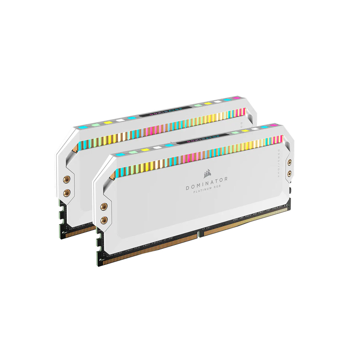 Corsair Dominator Platinum RGB 32GB (2x16GB) DDR5 6200MHz C36 White - Premium Gaming RAM for PC Builds, Content Creation & High-Performance Computing