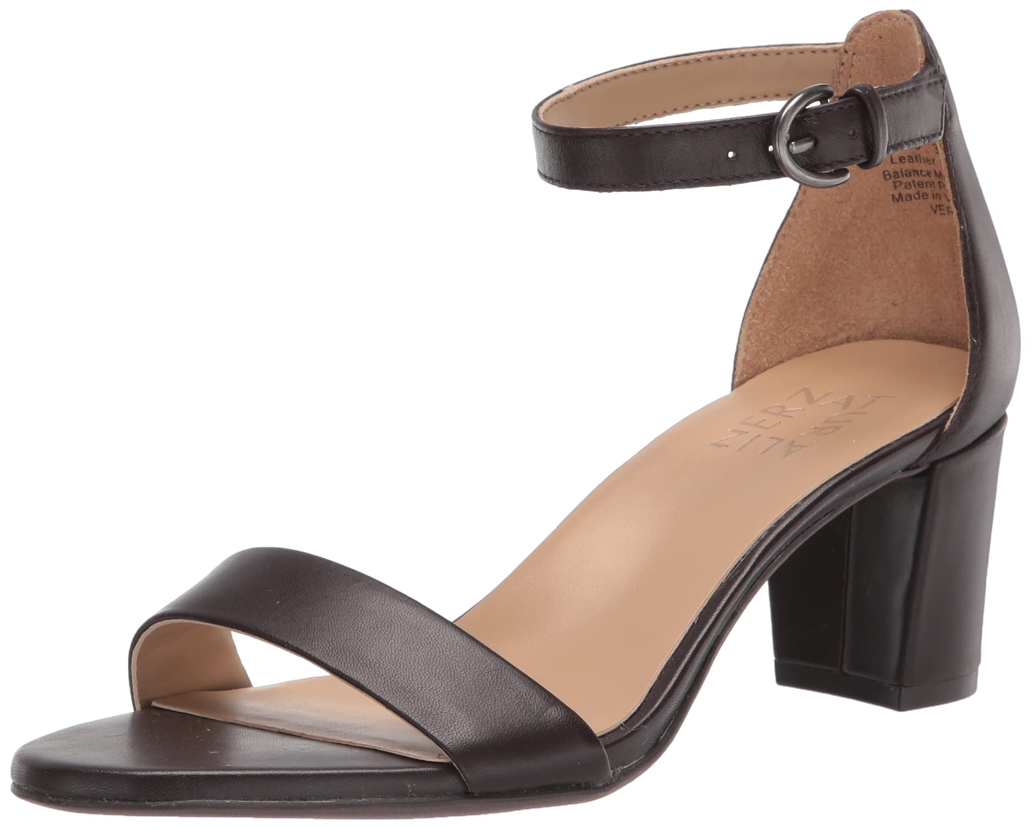 Naturalizer Women's Vera Comfortable Heeled Sandals - Stylish Summer Dress Sandals for Casual Outings & Date Nights