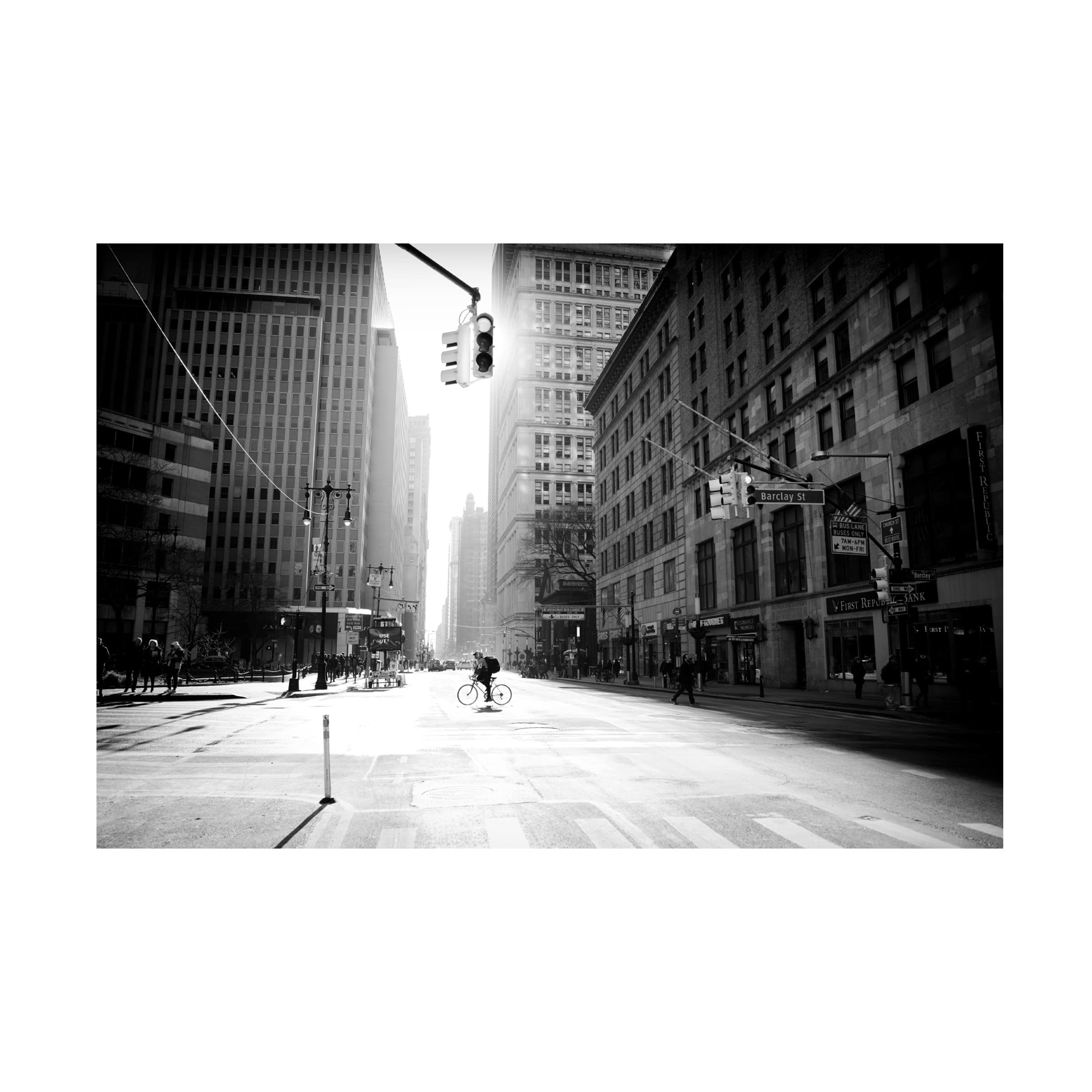 Martin Froyda Manhattan Street Photography Canvas Art Print - Urban Cityscape Wall Decor for Living Room, Office & Bedroom - Premium Trademark Fine Art Collection