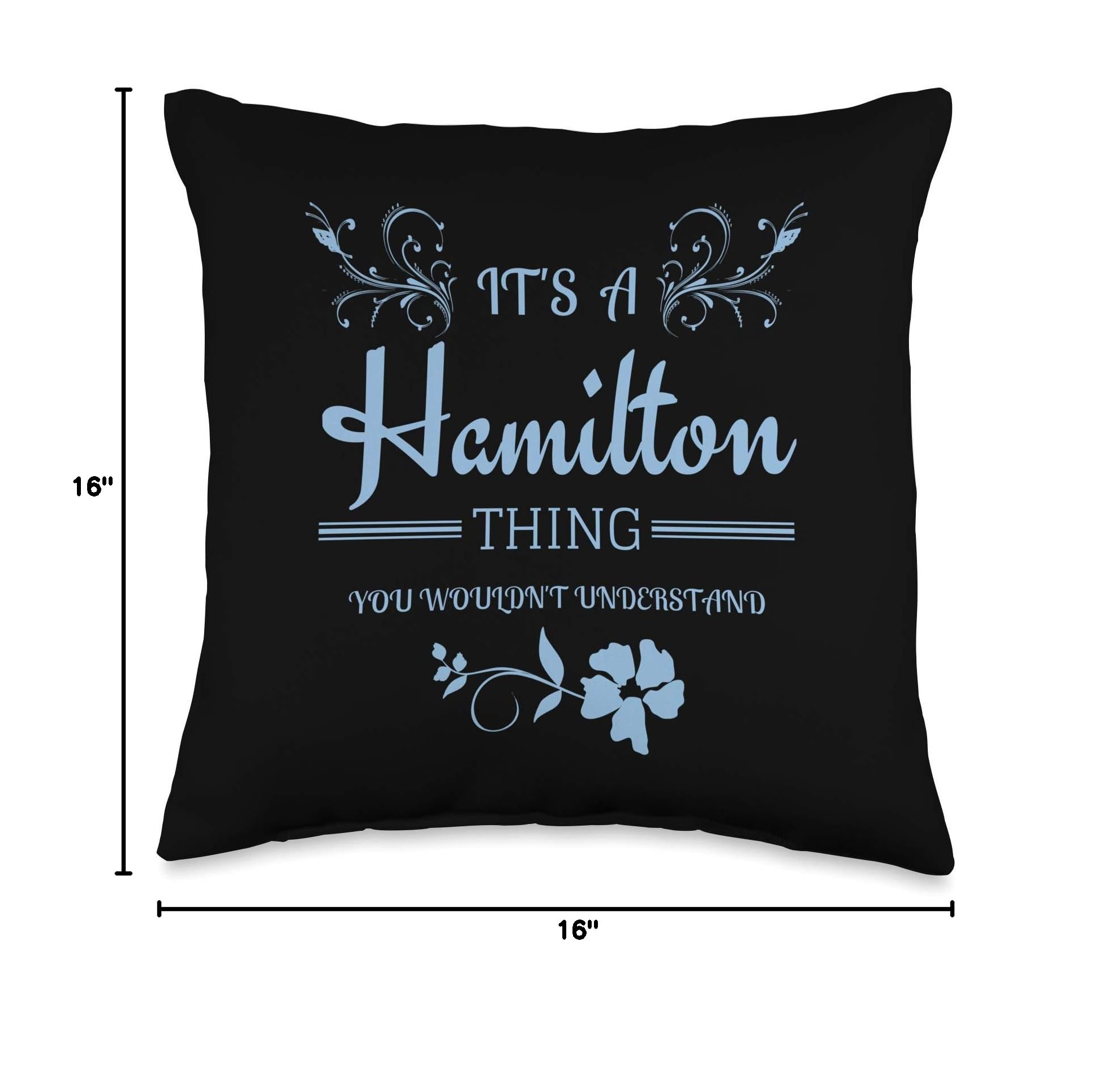 Hamilton Musical Throw Pillow - Perfect Gift for Teenage Girls & Women - Home Decor for Bedroom, Living Room, Dorm