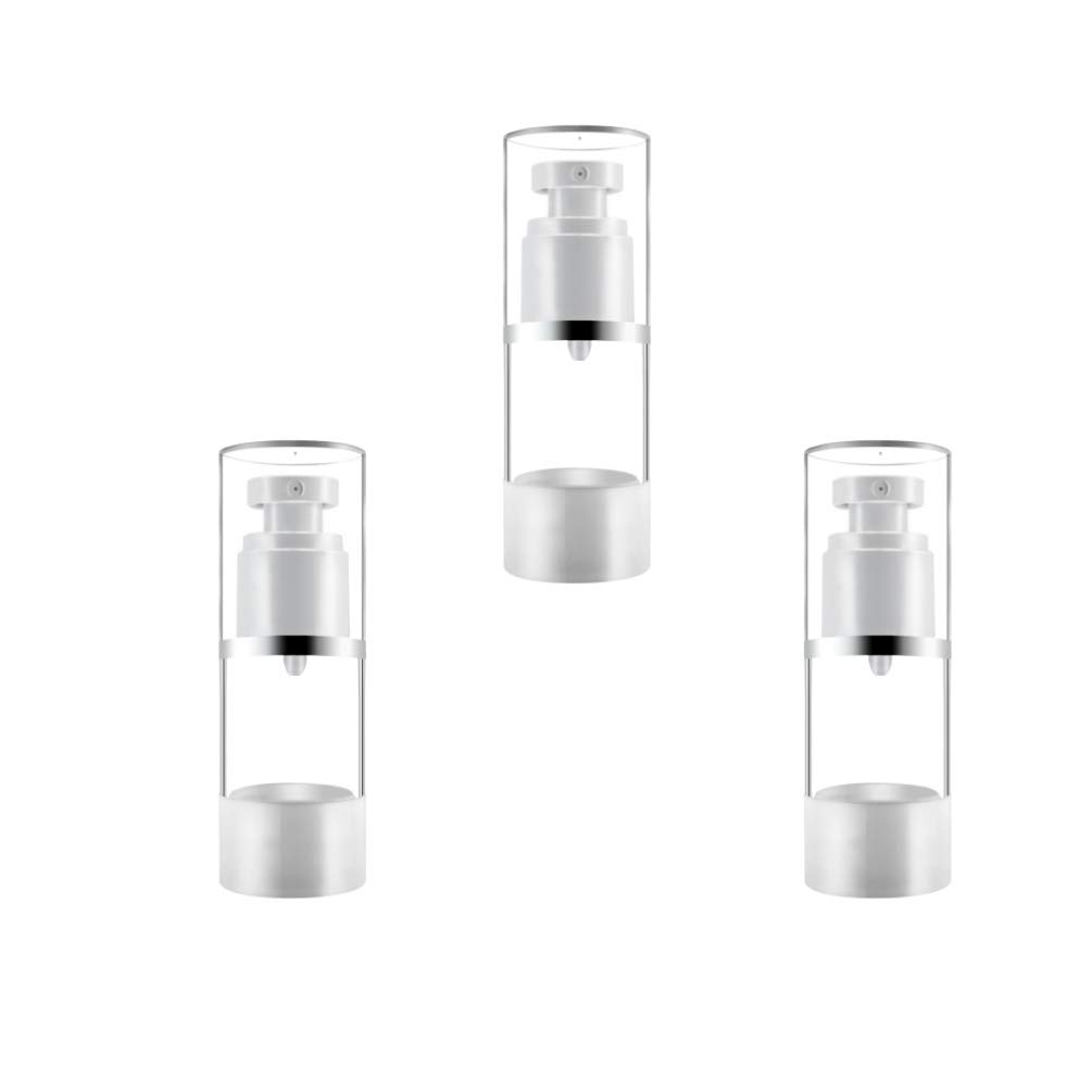 Lurrose 3Pcs Airless Pump Spray Bottles - Fine Mist Cosmetic Atomizer for Travel, Home & Salon | Refillable & Leak-Proof | Perfect for Skincare, Haircare & Essential Oils Dispensing