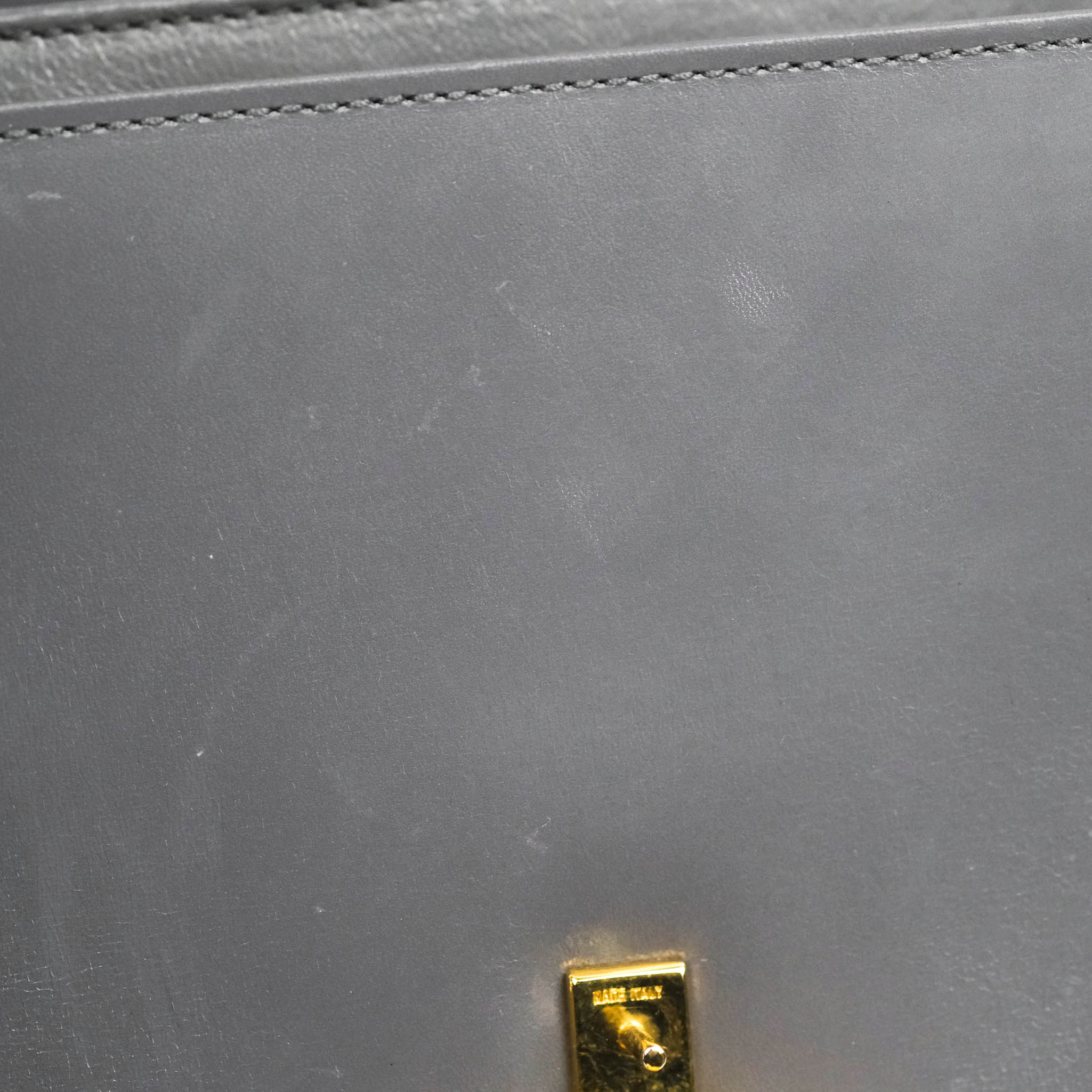 Vintage Celine Royal Triomphe Lock Crossbody Bag in Grey - Elegant Shoulder Purse for Women, Perfect for Date Night & Evening Events