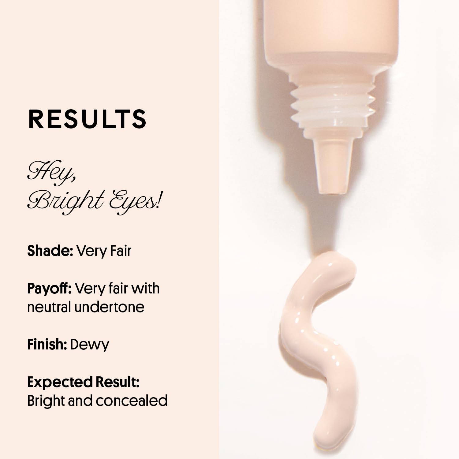 Winky Lux Peeper Perfect Under Eye Concealer - Full Coverage Dark Circle Corrector with Collagen, Hyaluronic Acid & Vitamin E | Brightening Makeup & Eye Primer for Very Fair Skin | Perfect for Daily Wear, Special Occasions & Photo Shoots