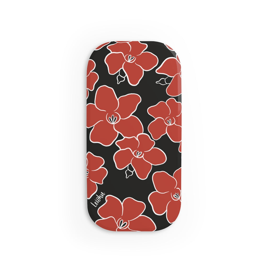 Vintage Puakenikeni Flower Retro Phone Grip - Non-Slip Phone Holder for iPhone, Samsung & Smartphones - Perfect for Selfies, Gaming & Daily Use