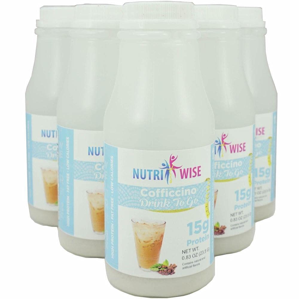 NutriWise Proticcino Protein Diet Drink - 6 Pack | High Protein Meal Replacement Shake for Weight Loss & Muscle Gain | Perfect for Post-Workout Recovery & Busy Lifestyle