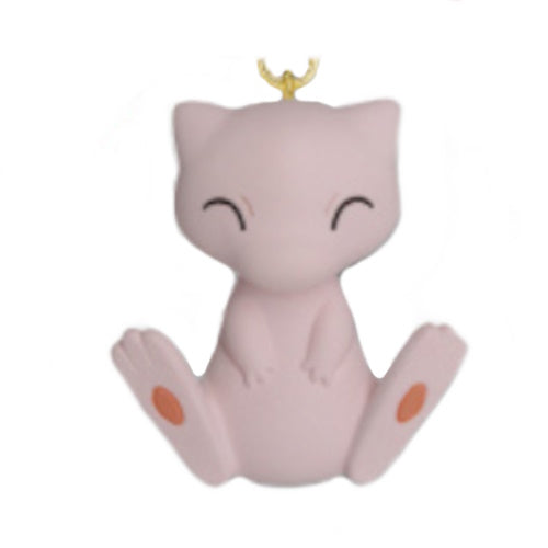 Pokemon Psychic Type Petanko Mascot Keychain - 1 Inch Collectible Figure by Takara Tomy - Perfect for Backpacks, Key Rings & Anime Fans Gifts