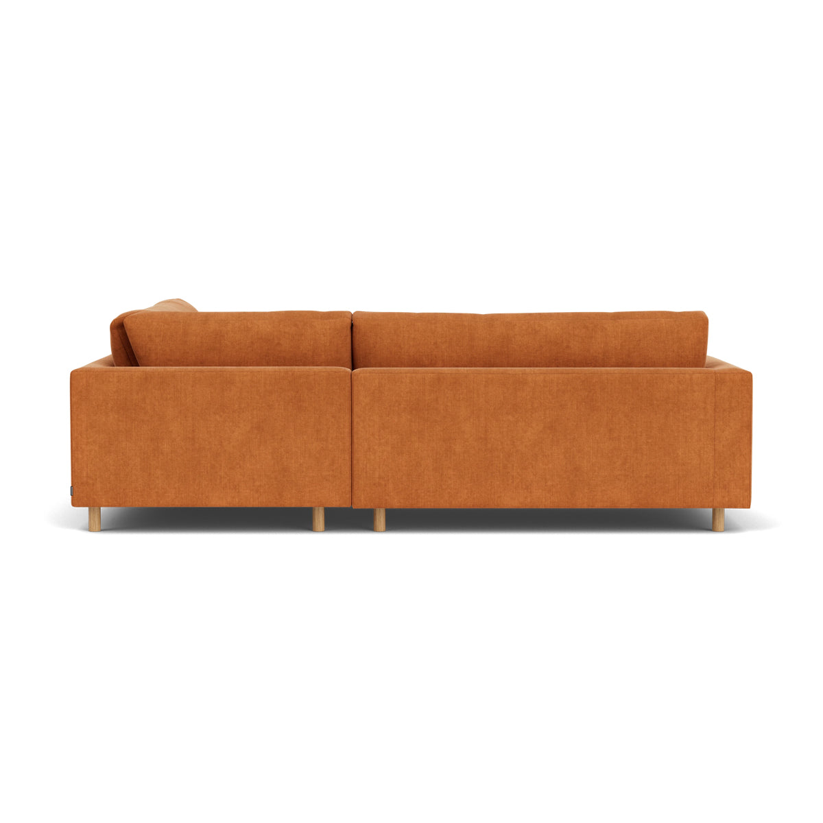 Douglas Fabric Right Corner Sofa - Modern L-Shaped Sectional Couch for Living Room, Small Spaces & Apartments | Comfortable Upholstered Furniture for Family Gatherings & Movie Nights