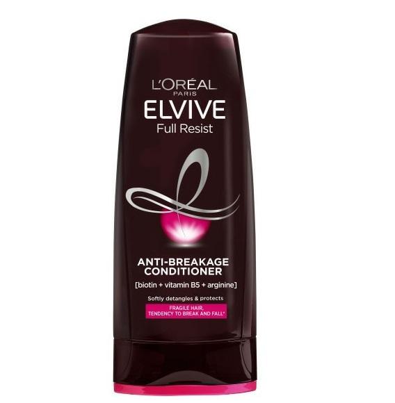 L'Oreal Paris Elvive Full Resist Conditioner for Damaged Hair - Repairing & Strengthening Hair Treatment for Dry, Brittle Hair - Perfect for Daily Use & Post-Color Care