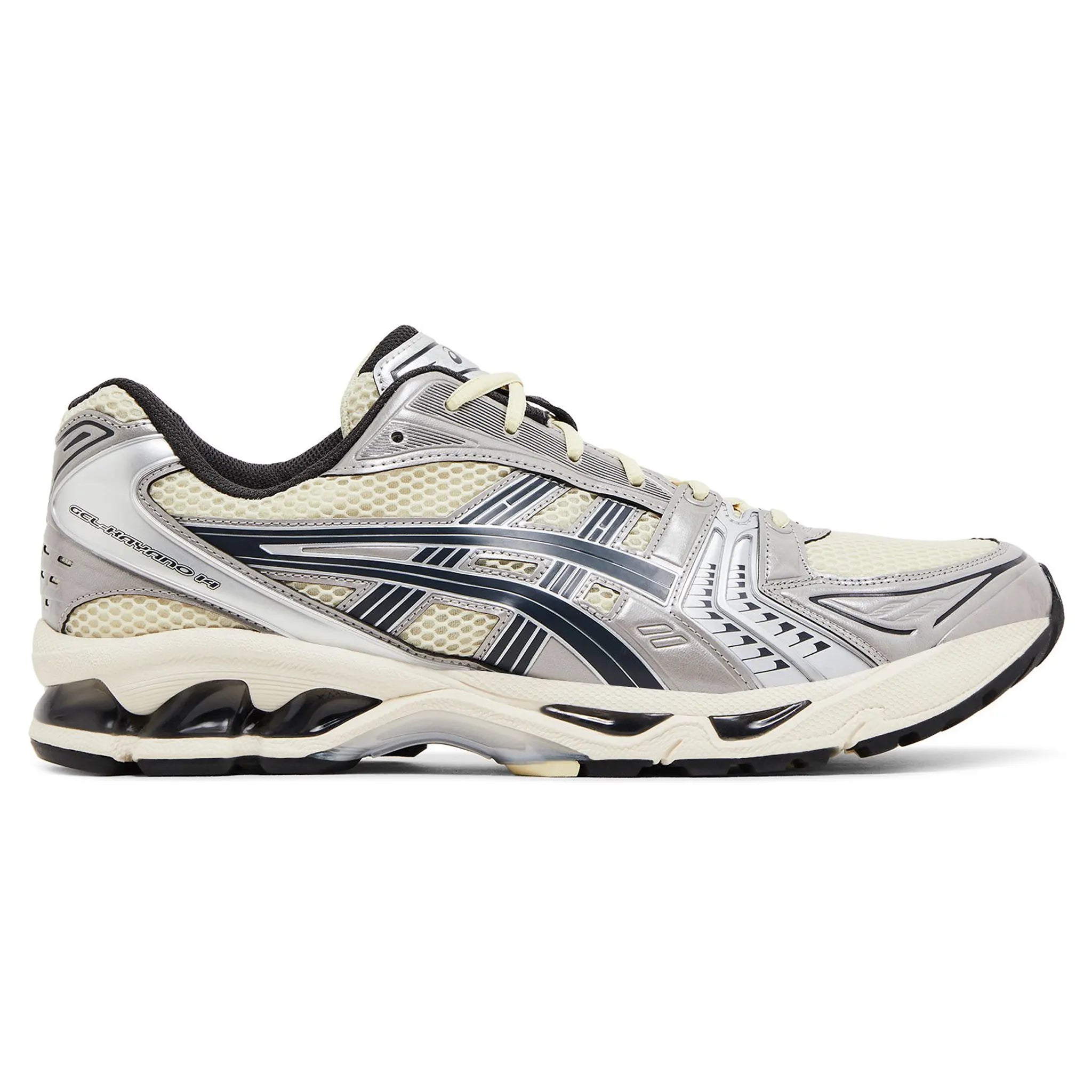 ASICS Gel Kayano 14 Running Shoes for Men & Women - Oyster White/Steeple Grey - Cushioned Support for Long Distance Running, Gym Workouts & Daily Wear