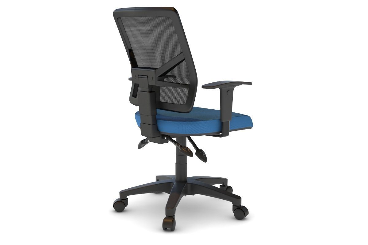 Heron Ergonomic Office Chair with Breathable Mesh Back - Adjustable Lumbar Support & Tilt Function for Home & Office Workspaces