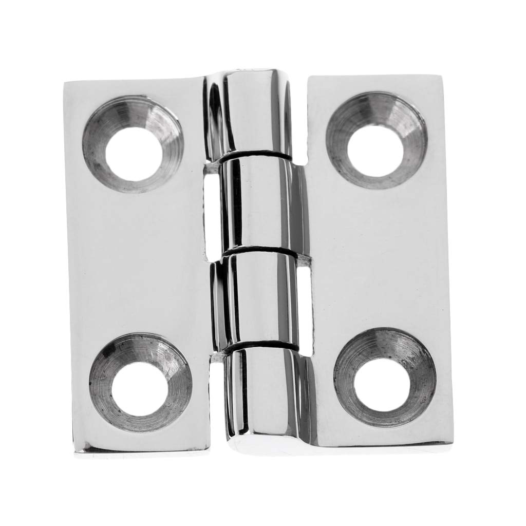 38mm/50mm Heavy Duty Marine Grade 316 Stainless Steel Cabinet Hinges for Boat Cupboard & Door - Corrosion Resistant DIY Hardware (Perfect for Marine, RV & Outdoor Furniture Applications)