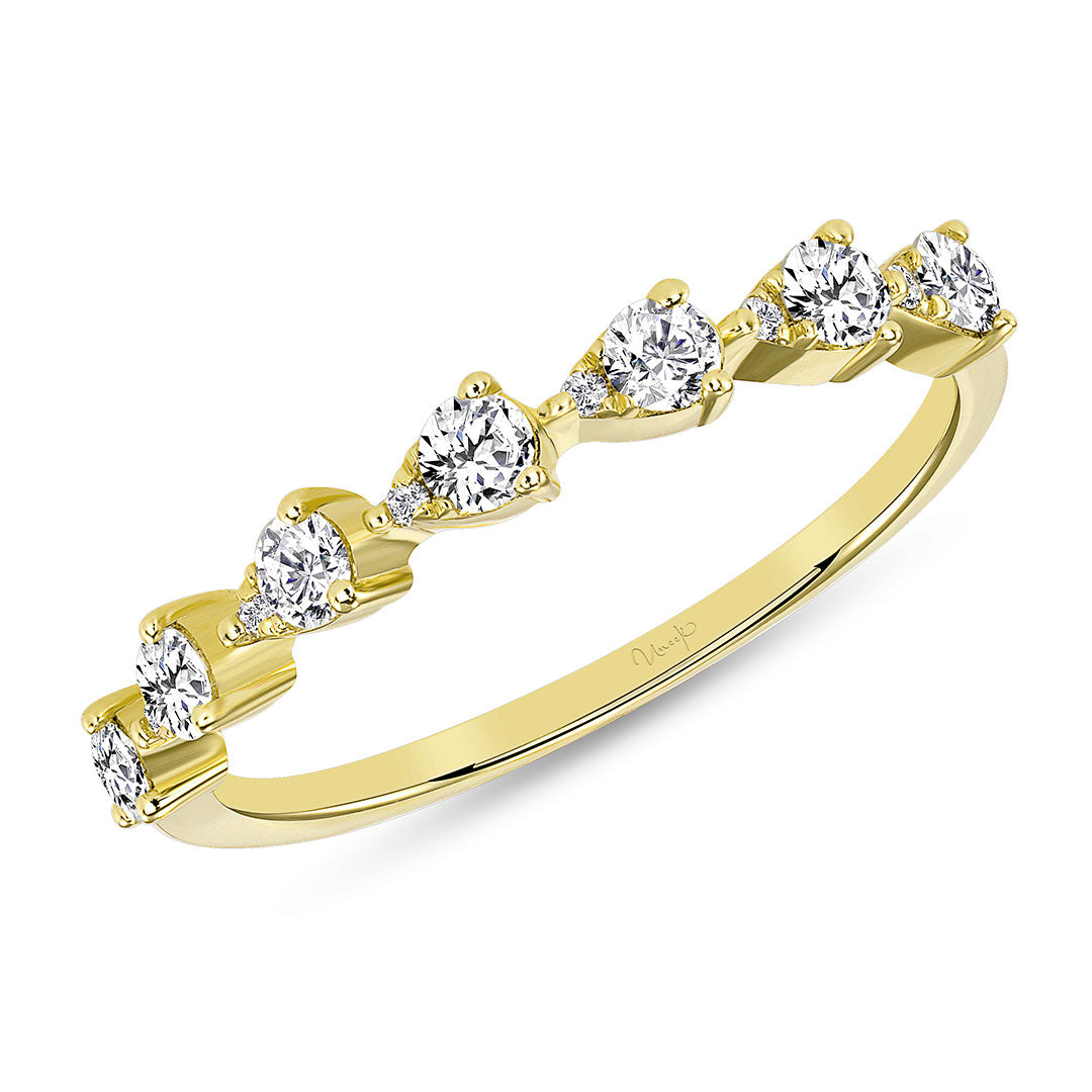 0.38 Carat Diamond 14K Yellow Gold Halfway Eternity Band Ring for Women - Perfect for Anniversary, Engagement & Wedding Gifts