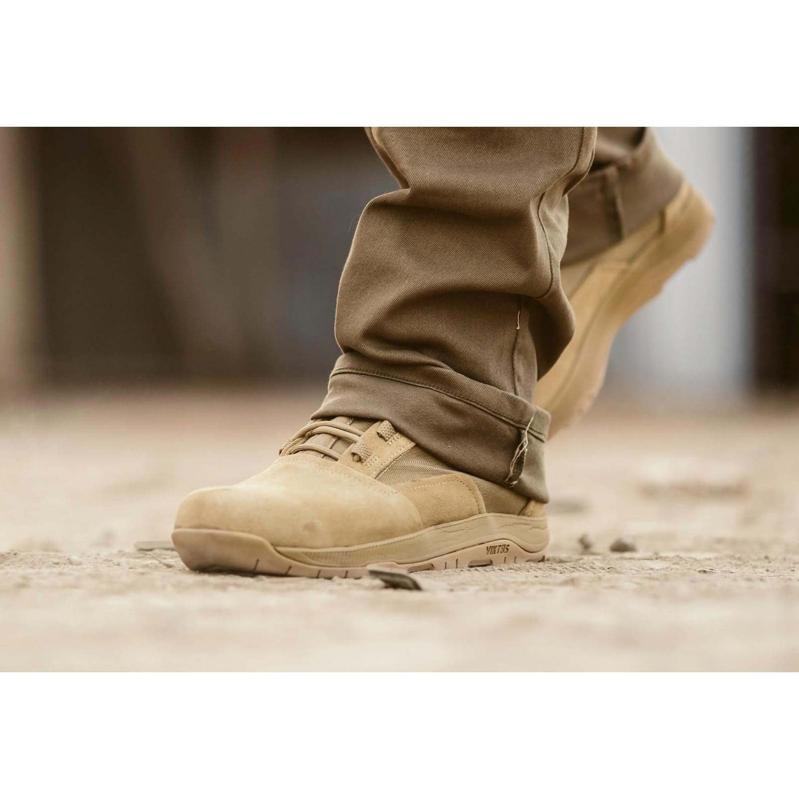 VIKTOS Men's Tactical Combat Boots - Lightweight, Durable & Water-Resistant with High Traction Slip-Resistant Sole | Perfect for Military, Hiking, Outdoor Adventures & Work Safety