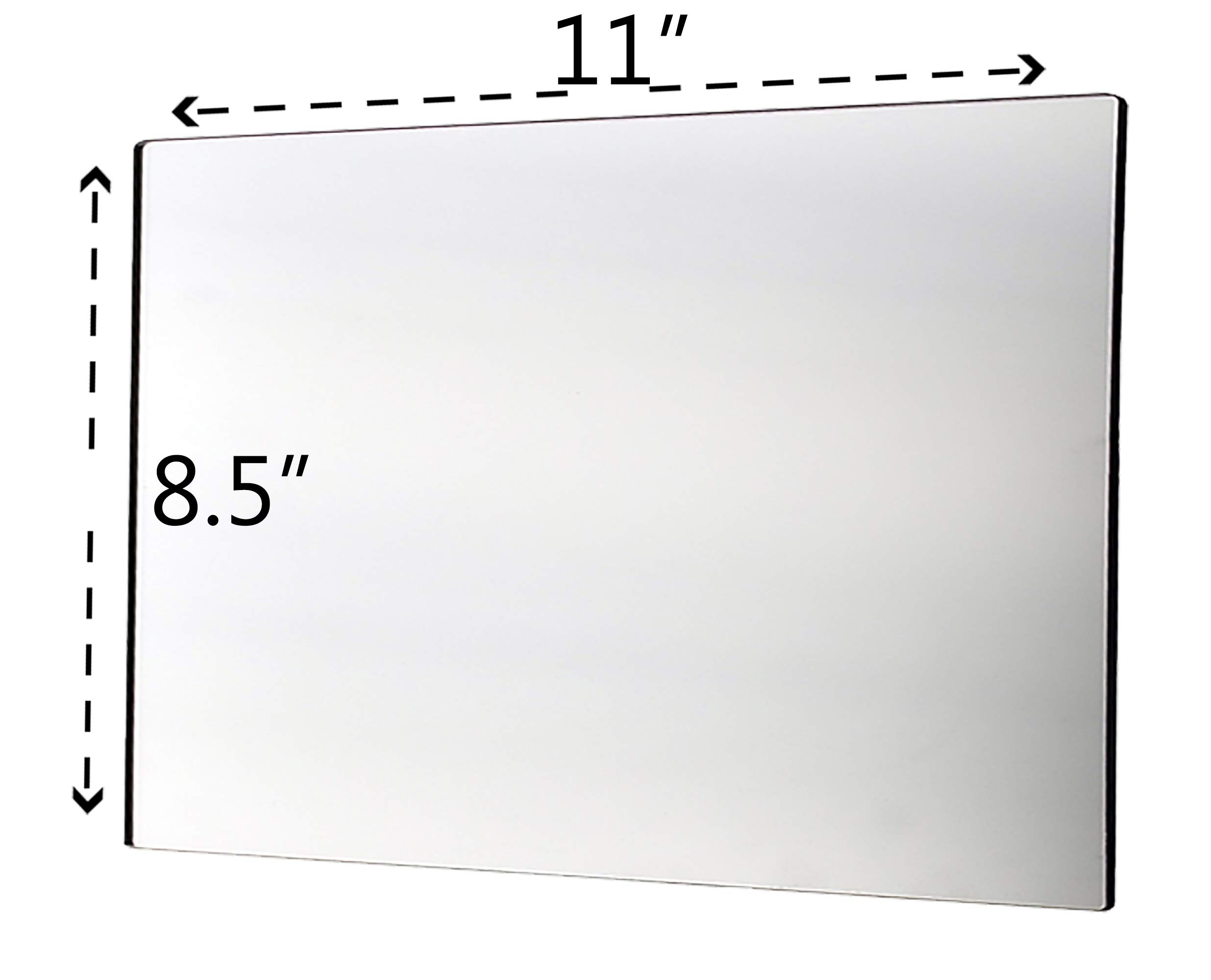 5 Pack Acrylic Mirror Sheets 8.5