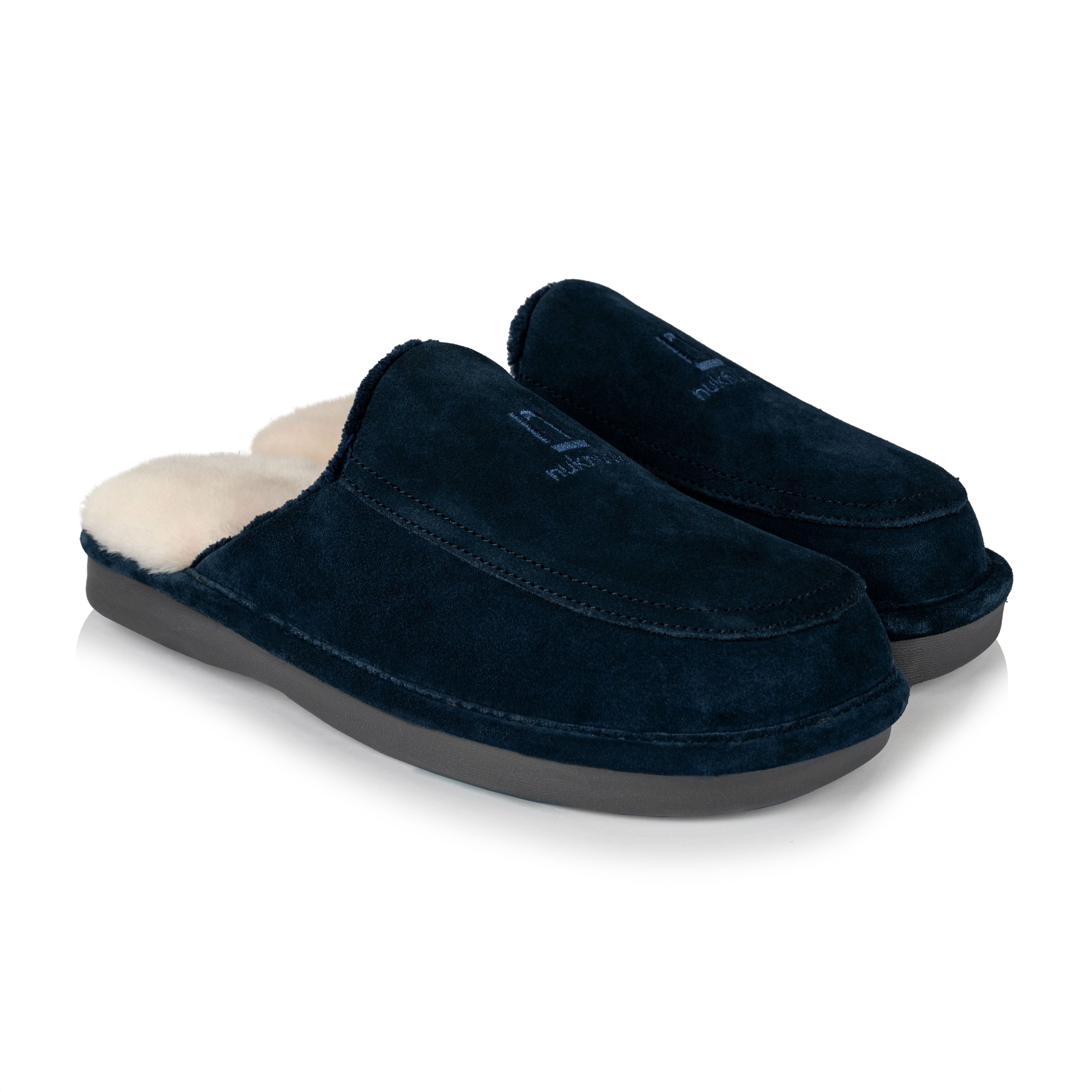 Men's Navy Blue Slippers for Toddlers - Comfortable Indoor/Outdoor House Shoes for Boys, Perfect for Home, Garden & Casual Wear