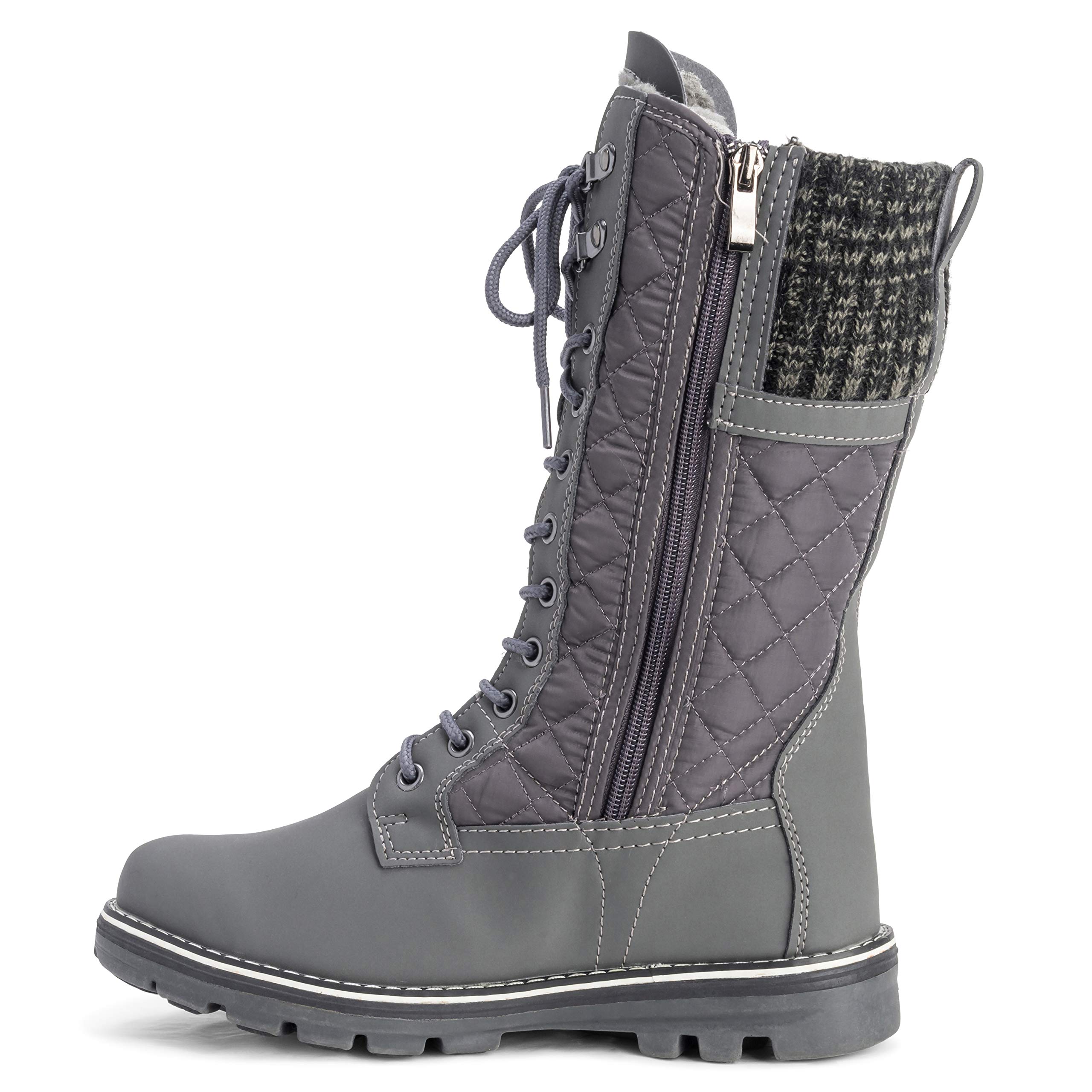 Women's Waterproof Winter Snow Boots - Insulated Warm Ankle Boots for Cold Weather, Hiking & Outdoor Activities