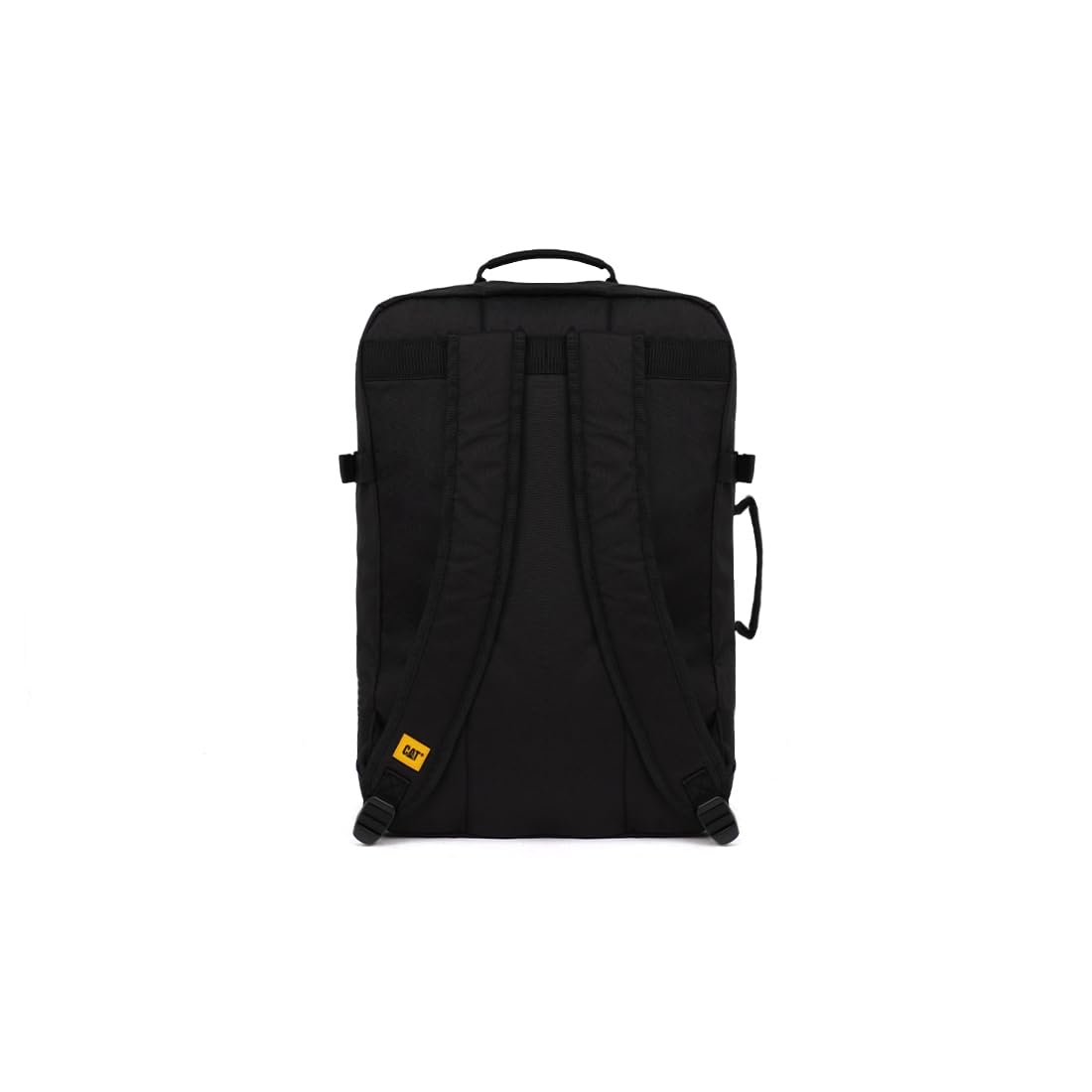**Durable CAT Brand Backpack for Men & Women - Black, One Size Fits All - Perfect for Hiking, Travel & Daily Commute**