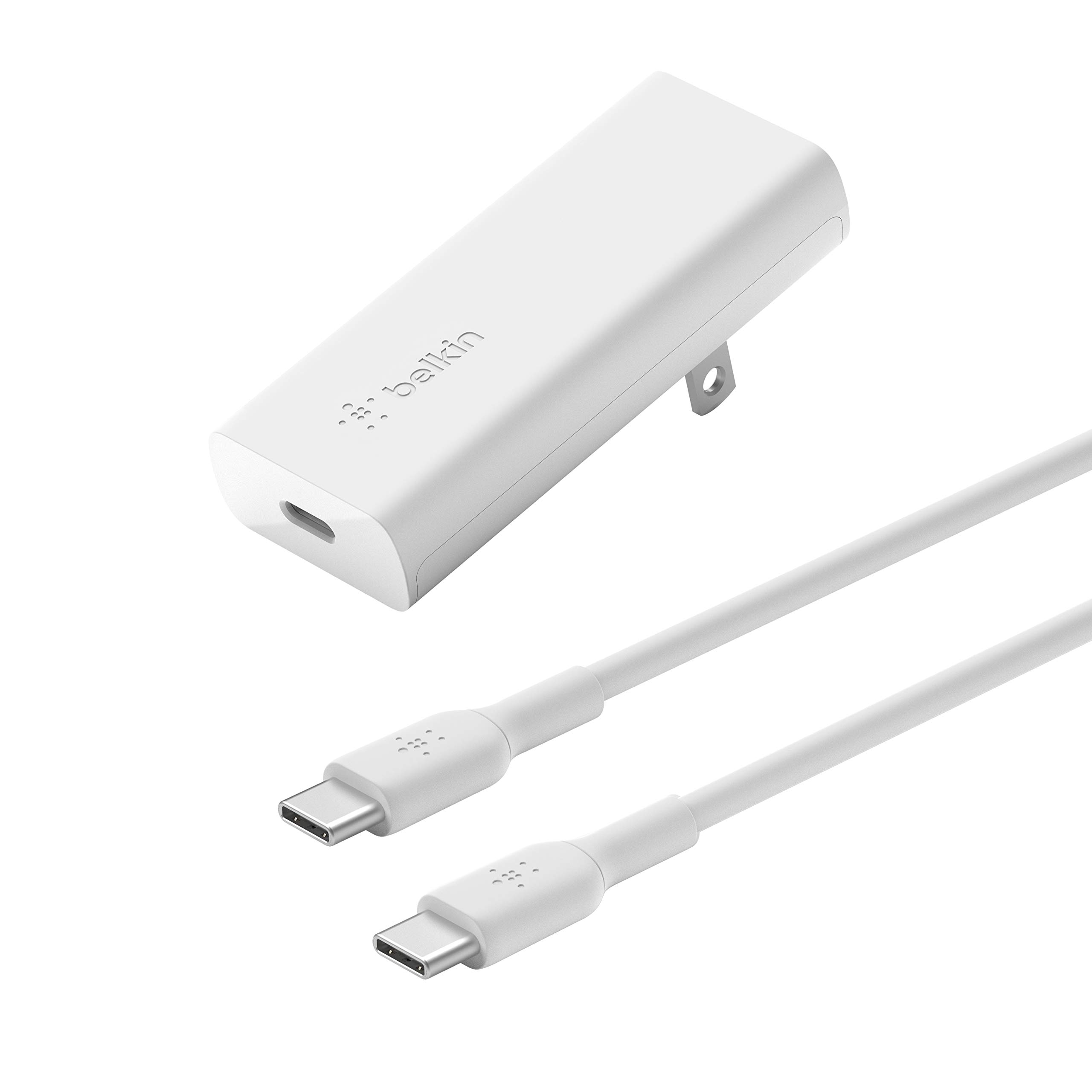 Belkin BoostCharge Pro 20W USB-C GaN Wall Charger with PD Fast Charging - Compatible with iPhone 15, iPad Pro, Galaxy S23, Z Fold, Nintendo Switch & Google Pixel - Perfect for Travel, Home & Office Use