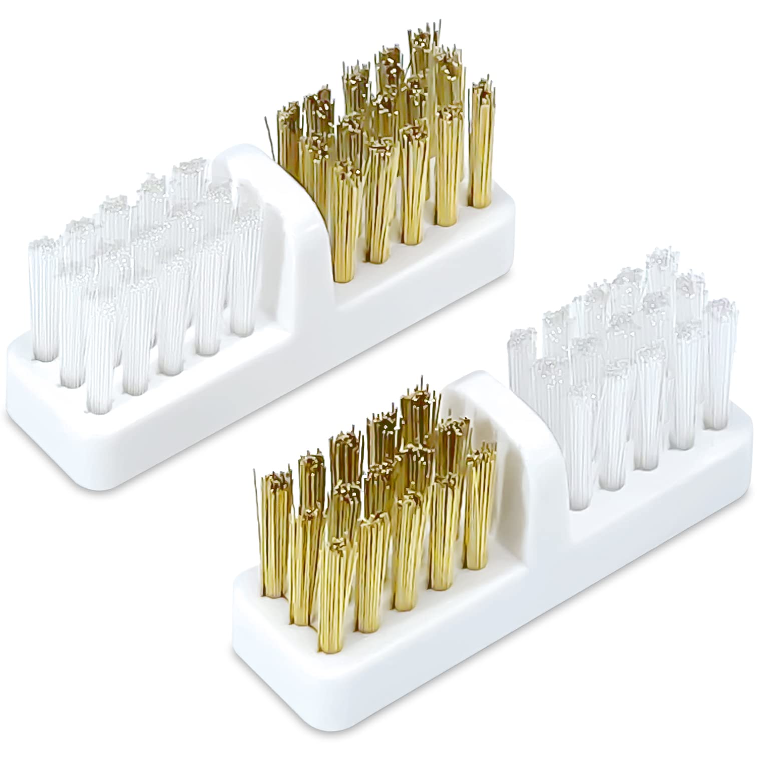 2 Pack Replacement Nail Drill Bit Cleaner Brush Heads - Compatible with HiANNE Nail Drill Cleaning Brush Case - Perfect for Salon & Home Manicure/Pedicure Maintenance