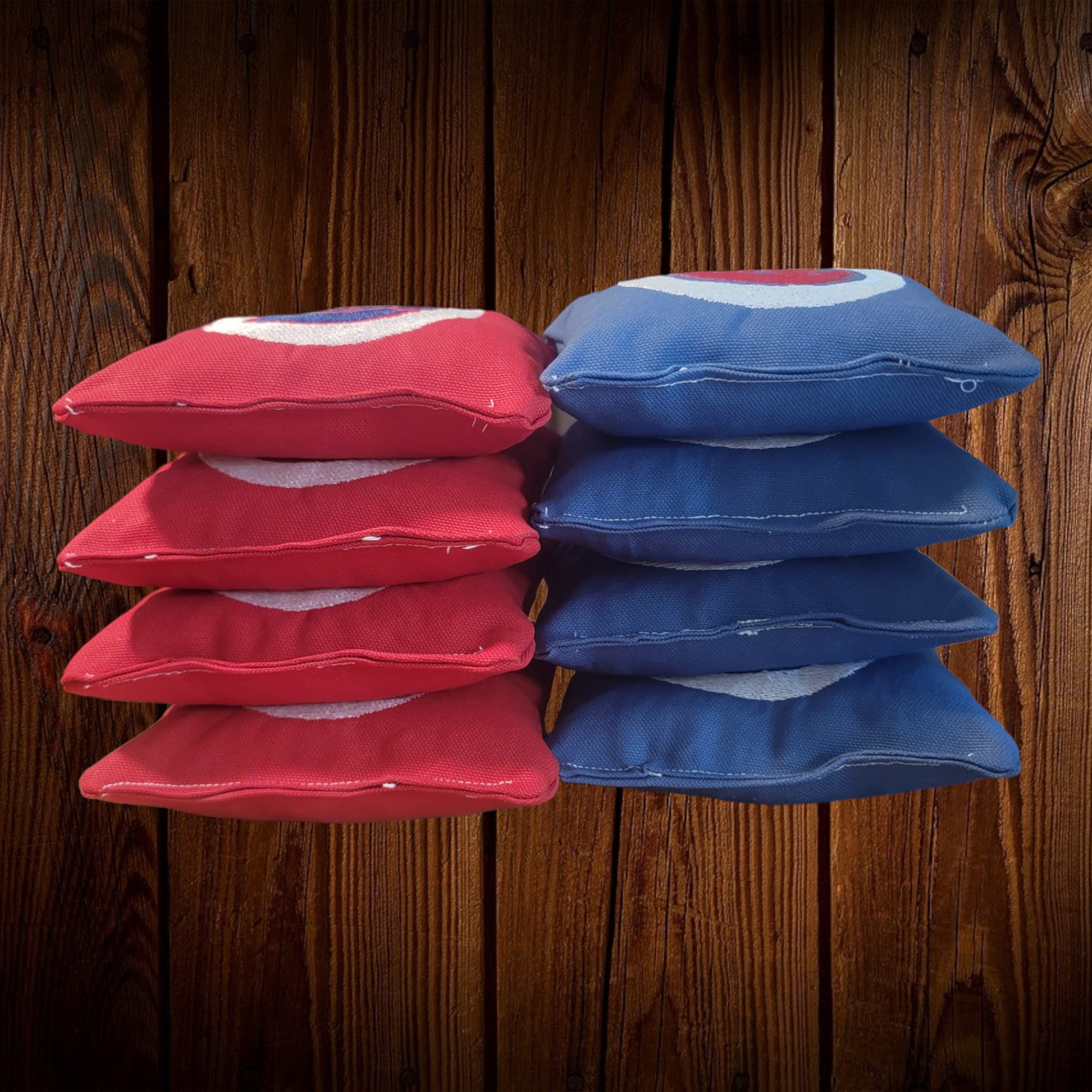 Premium Cubs Cornhole Bags Set of 8 - Regulation Weight & Size for Outdoor Games, Tailgating, Backyard Parties, and Family Fun