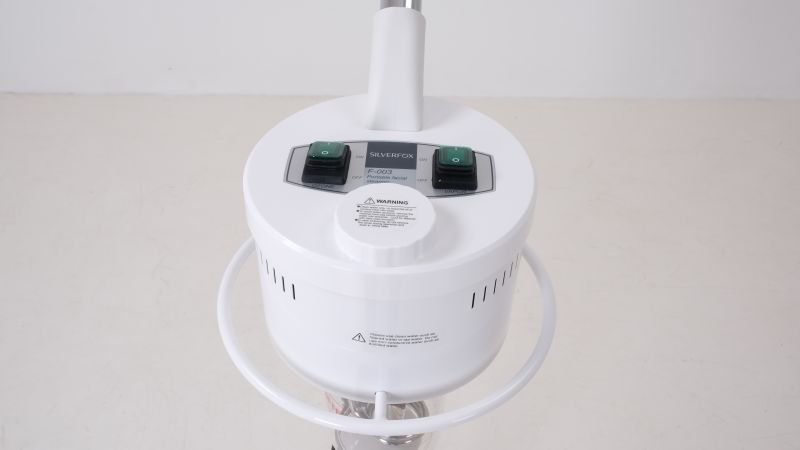 Silverfox Professional Facial Steamer with Ozone Therapy - Salon & Home Spa Skin Care Device for Deep Cleansing & Hydration (Model F-003)