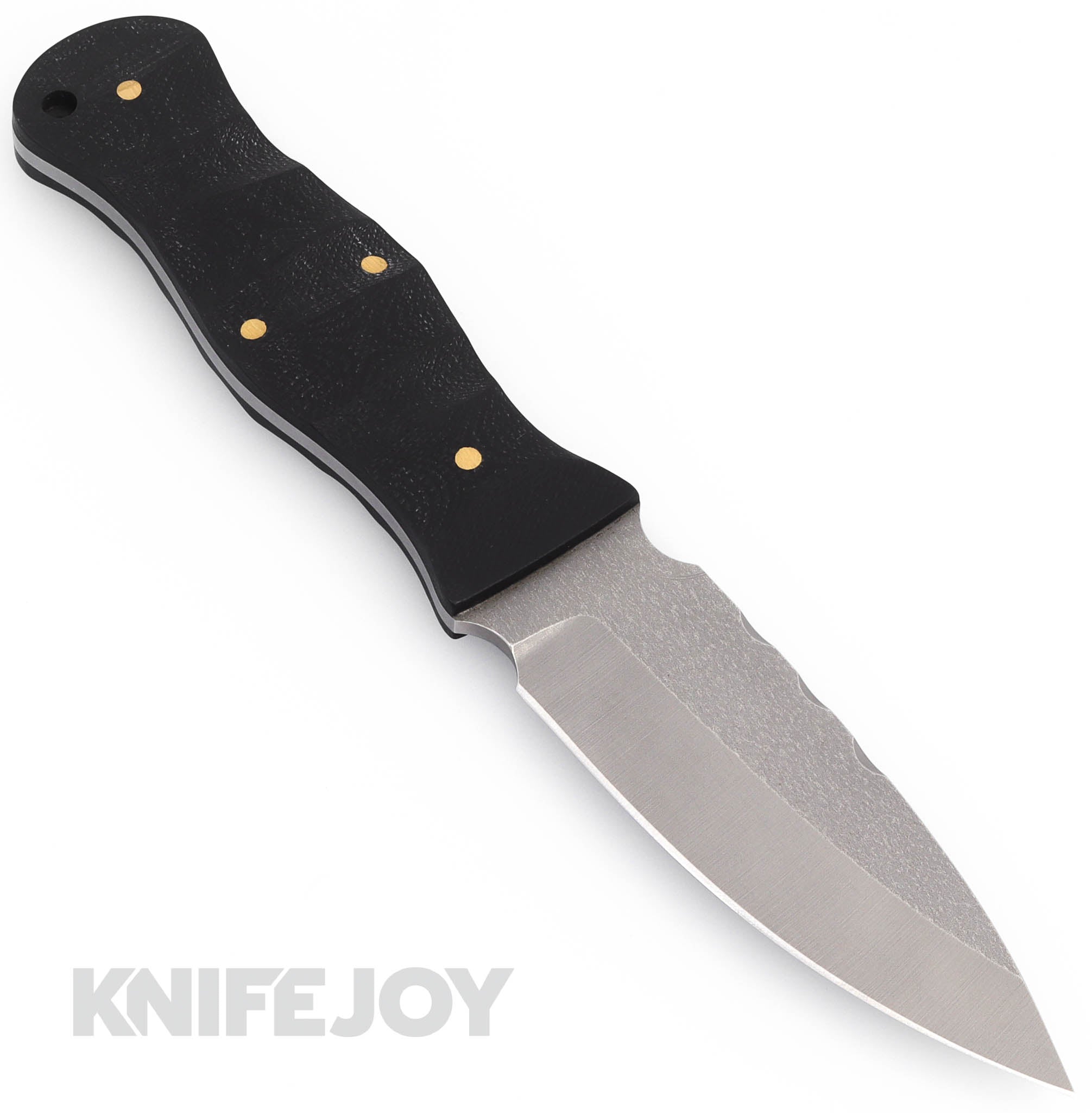Brock Blades Sgian Dubh TG Fixed Blade Knife - CPM 3V Steel Blade with Black G10 Handle - Perfect for Outdoor Camping, Hunting, and Survival Gear