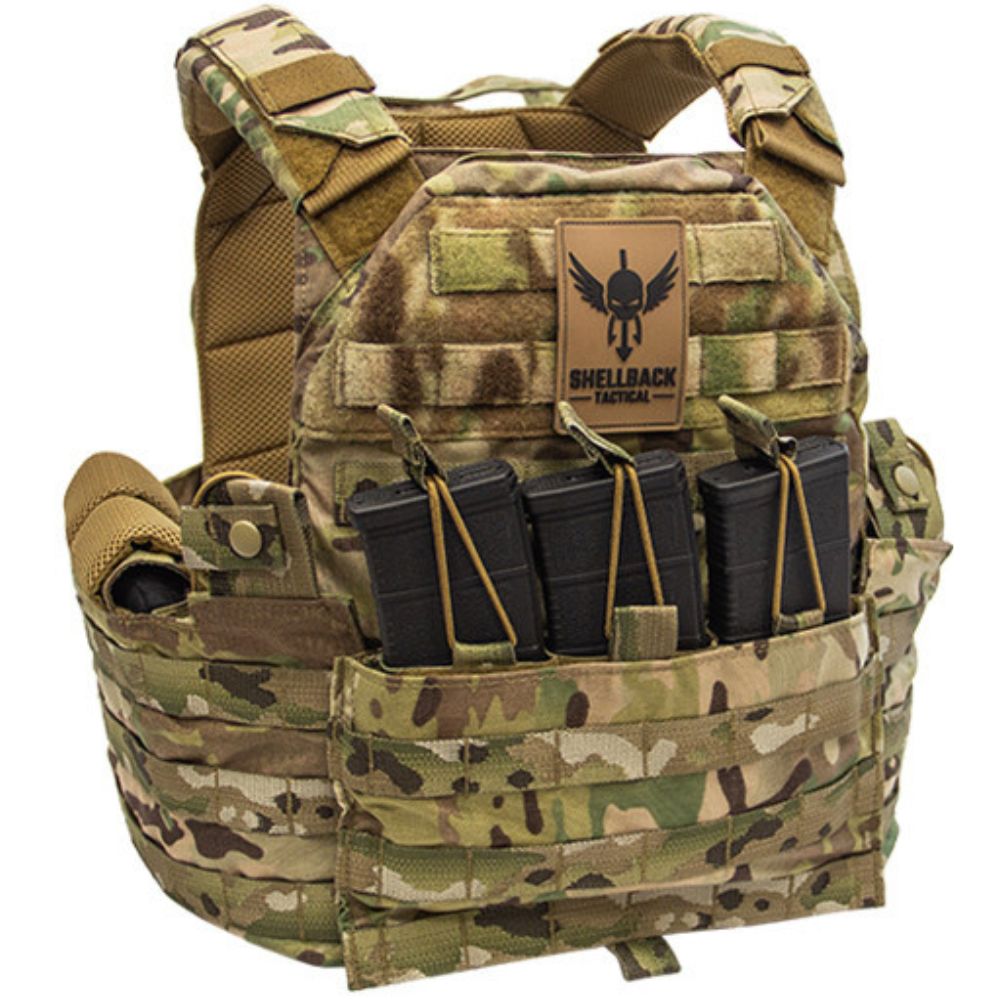 OCP Plate Carrier - Shellback SF Tactical Vest | Adjustable Sizes & Multiple Colors | Perfect for Military, Airsoft & Outdoor Adventures
