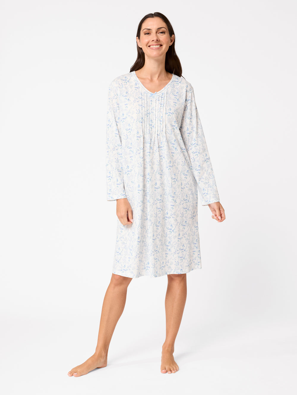 Forget Me Not Nightie - Soft & Comfortable Sleepwear for Women - Perfect for Relaxing at Home or Romantic Evenings