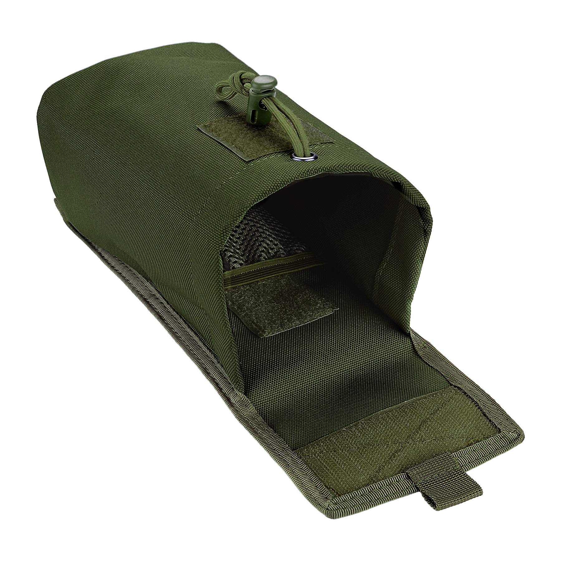 BOOSTEADY Tactical Compact Roll-Up Pouch - Molle Compatible Magazine Dump Pouch Bag for Military, Hunting & Airsoft - Durable Utility Pouch for Ammo Storage & Gear Organization