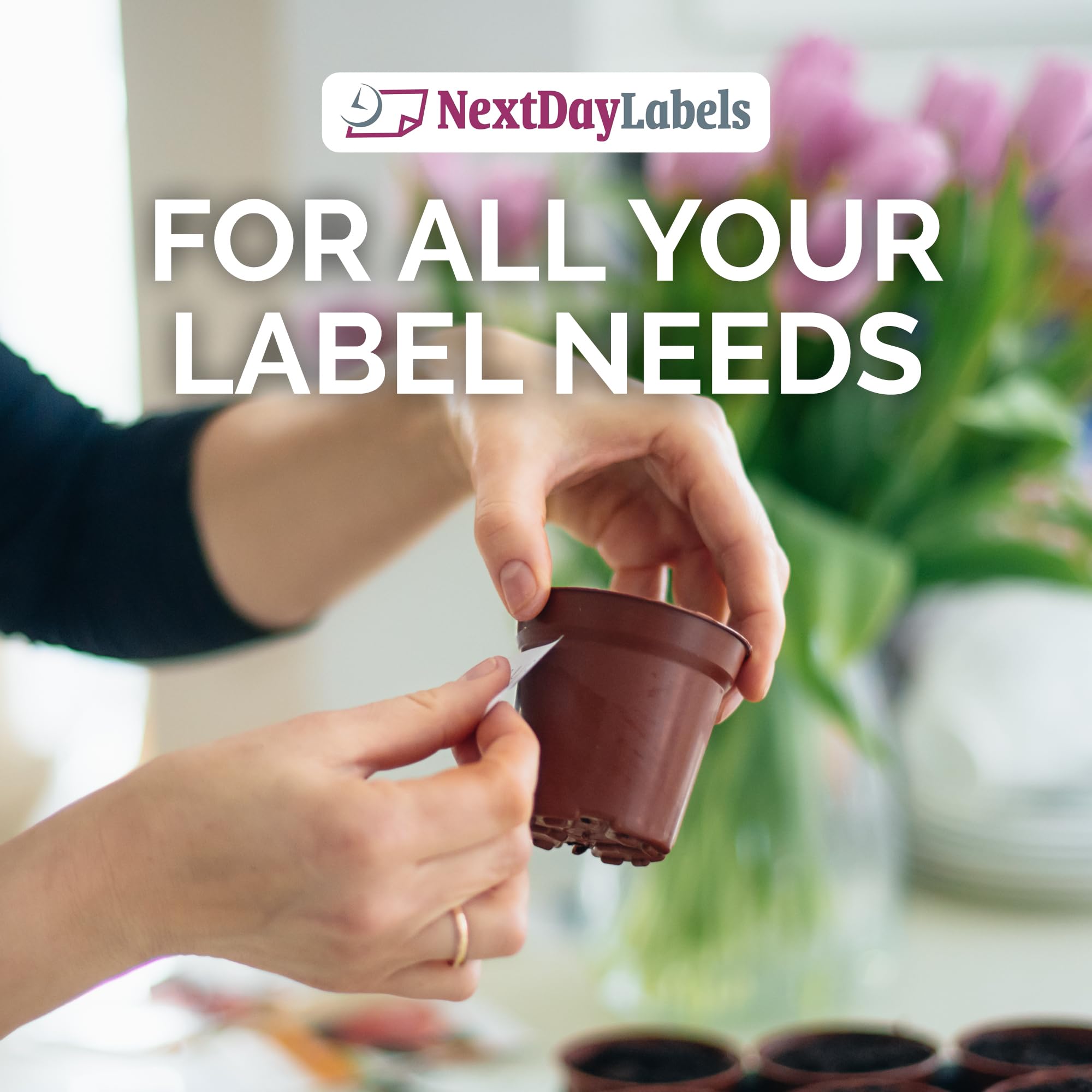 NextDayLabels – 3/4 Inch Round Printable Labels for Laser/Inkjet Printers - Matte White Blank Circle Stickers (25 Sheets, 108 Per Sheet, 2700 Labels) - Perfect for Address Labels, Jar Labels, Organizing & Crafting