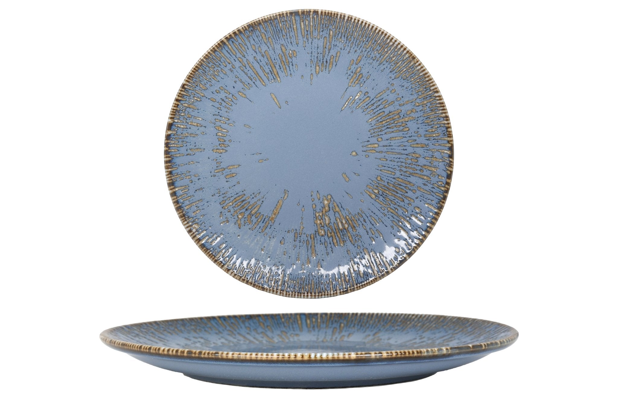 Sky Snell 10.6-Inch Dinner Plate Set - Premium Porcelain Plates for Dining, Restaurant & Home Use - Elegant & Durable Ceramic Plates for Everyday Meals, Parties & Special Occasions