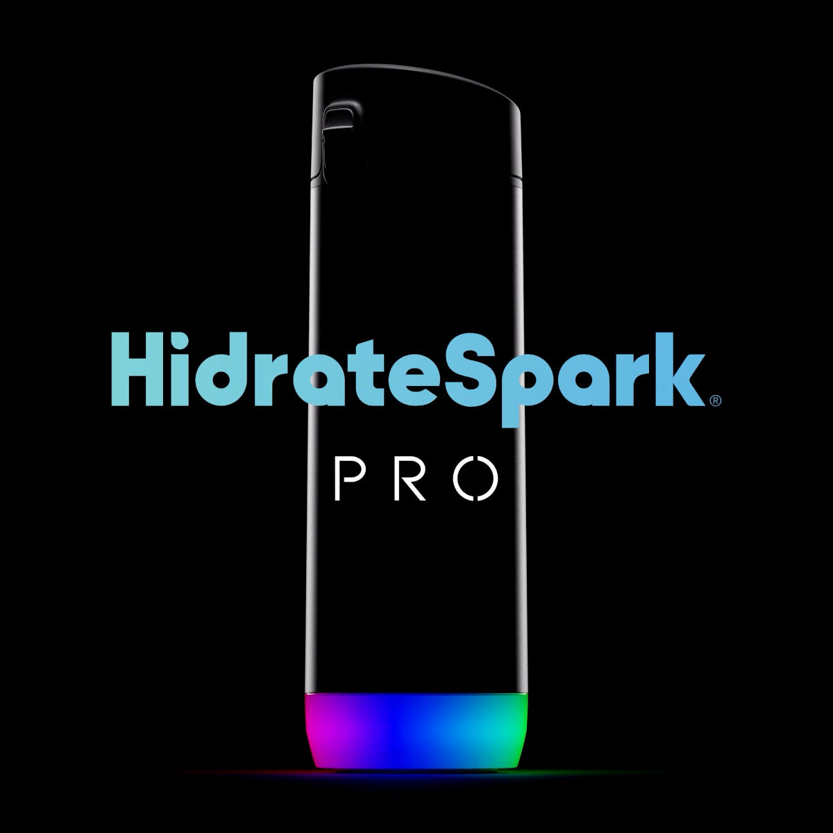 32 oz HidrateSpark PRO Smart Water Bottle with Hydration Tracking - Leak Proof, BPA Free, LED Glow Reminder - Perfect for Gym, Hiking, Office & Daily Hydration Goals