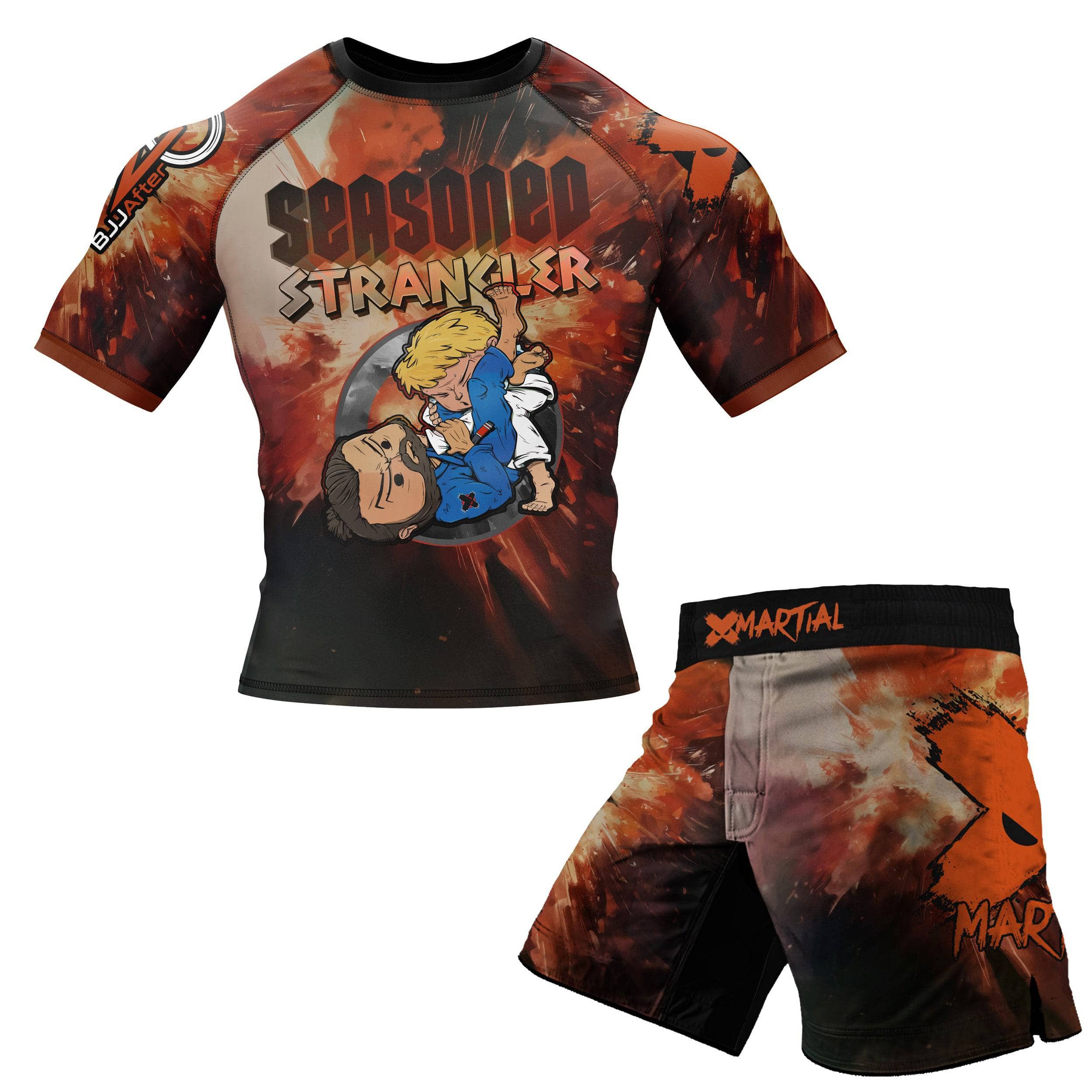 BJJ Rash Guard for Adults Over 40 - Compression Shirt for Brazilian Jiu-Jitsu Training - Perfect for MMA, Grappling & No-Gi Workouts