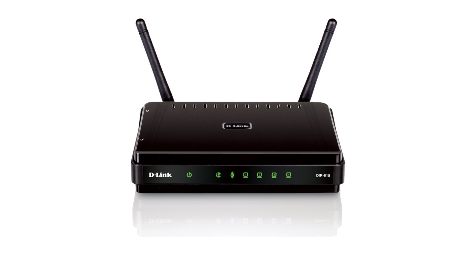 D-Link DIR-615 Wireless N 300 Mbps Router with 4-Port 10/100 Switch | High-Speed 802.11n WiFi for Home & Office Networking | Perfect for Streaming, Gaming & Multiple Device Connections