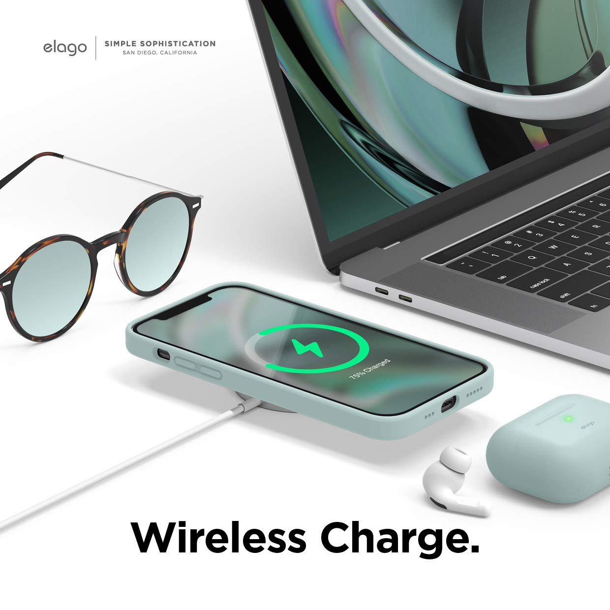 elago Magnetic Silicone Case for iPhone 12 & 12 Pro 6.1