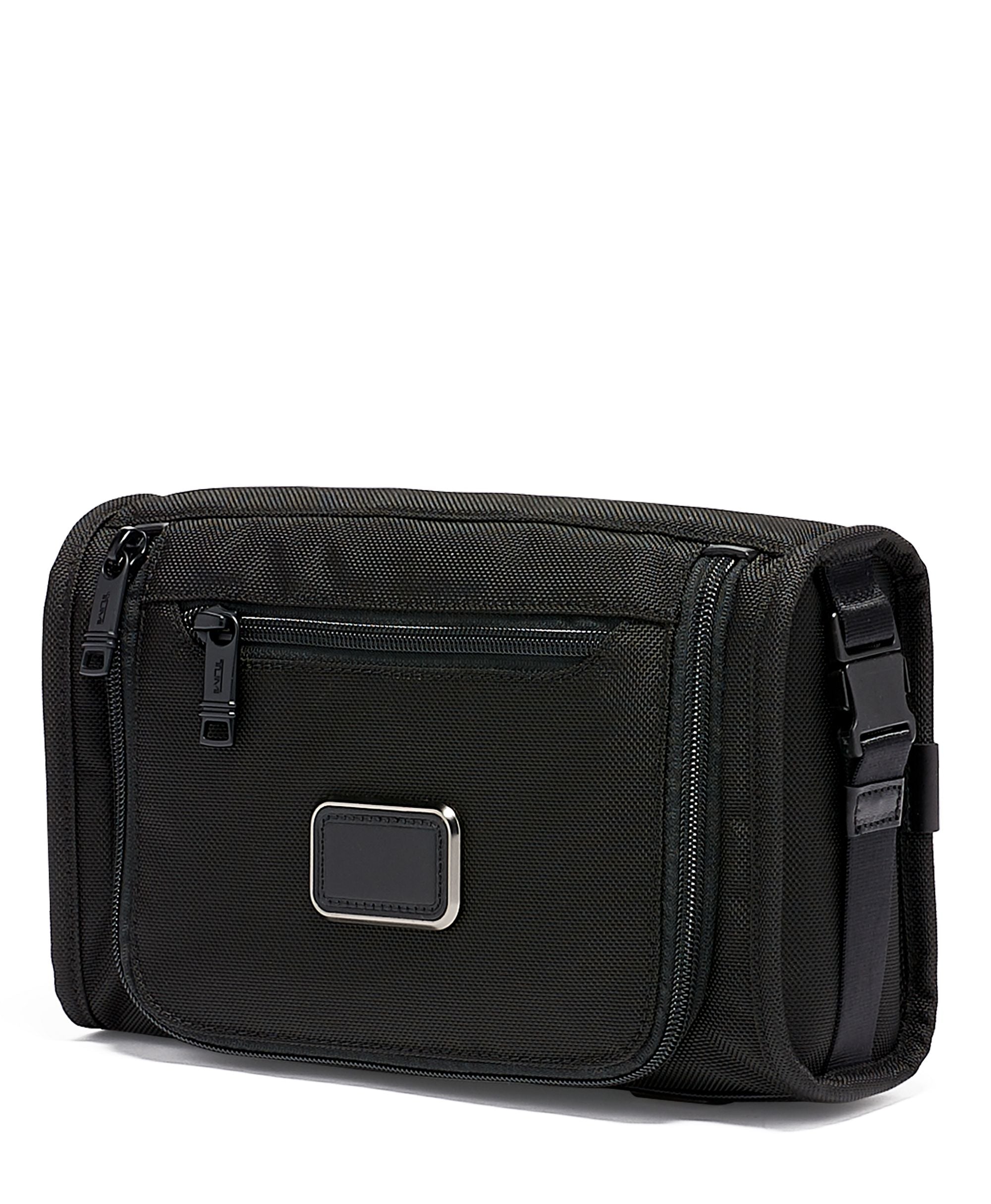 Tumi Alpha Travel Kit - Premium Leather Toiletry Bag for Men & Women | Perfect for Business Trips, Vacations & Gym | Durable & Water-Resistant Organizer