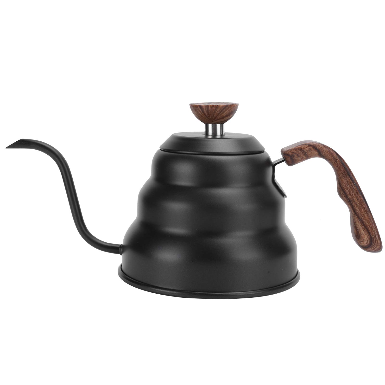 Premium 1L Gooseneck Kettle for Pour Over Coffee & Loose Leaf Tea - Stainless Steel Anti-Rust Design - Perfect for Home Baristas & Tea Enthusiasts (Ideal for Chemex, V60 & French Press Brewing)
