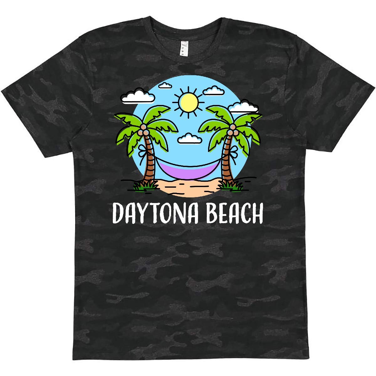 Inktastic Summer Vacation in Daytona Beach Graphic T-Shirt - Comfortable Cotton Tee for Beach Trips, Vacation Wear & Casual Outfits